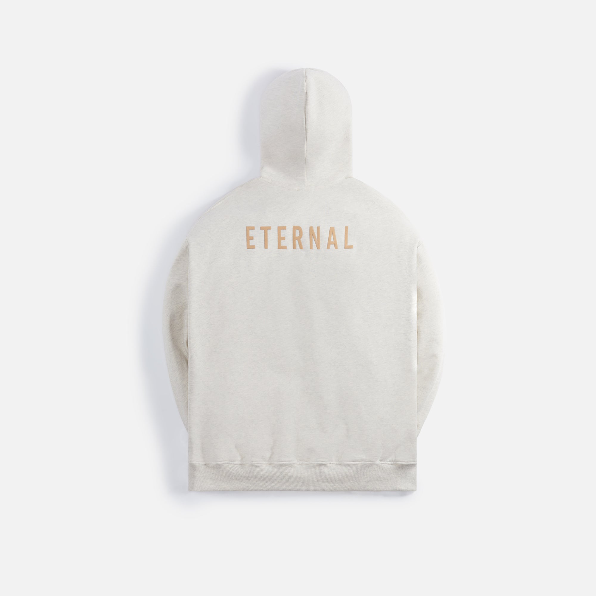 Оригінальна Cotton Fleece Hoodie Warm Heather Oatmeal Fear of god – вид ззаду - FEAR OF GOD