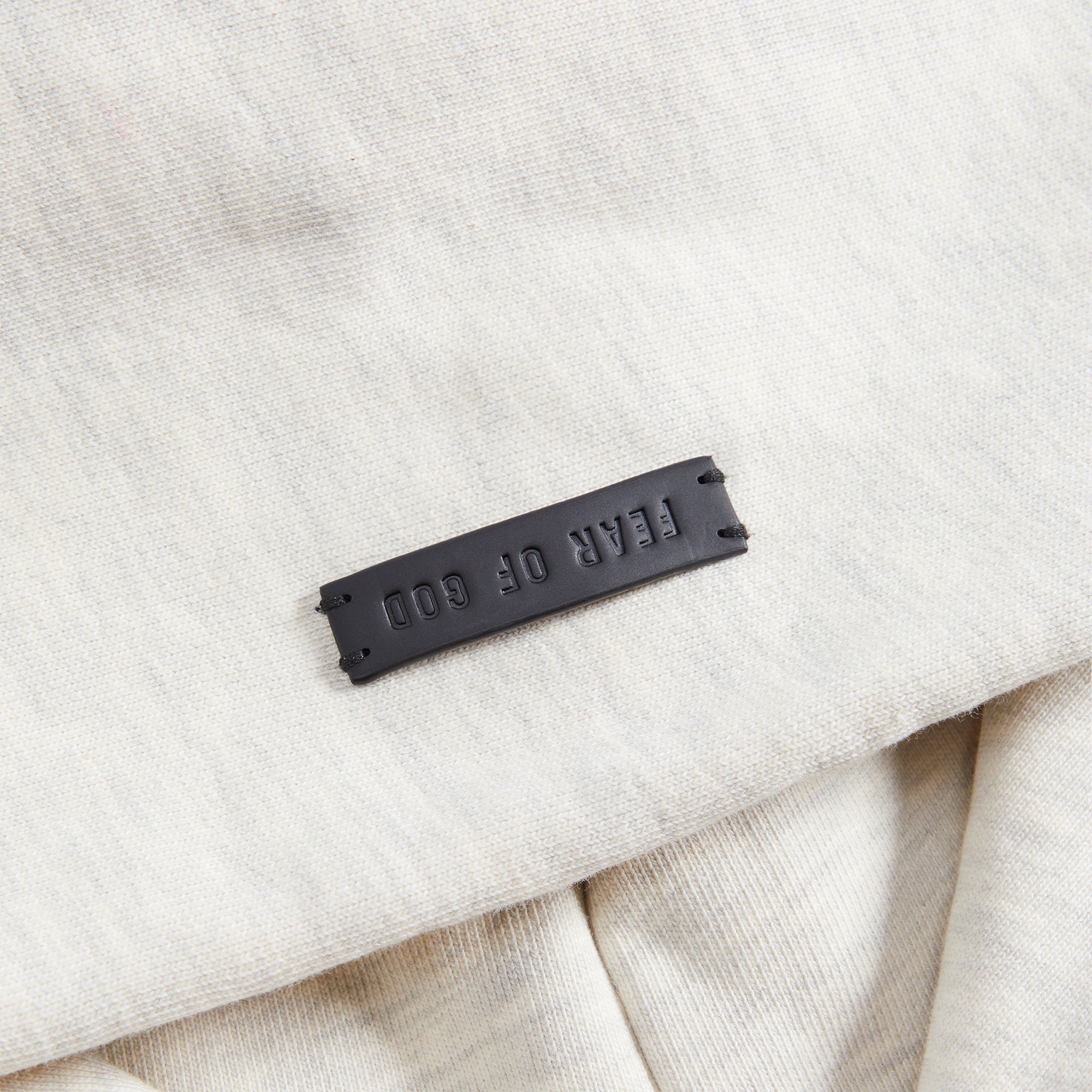 Оригінальна Cotton Fleece Hoodie Warm Heather Oatmeal Fear of god – детальний вид - FEAR OF GOD