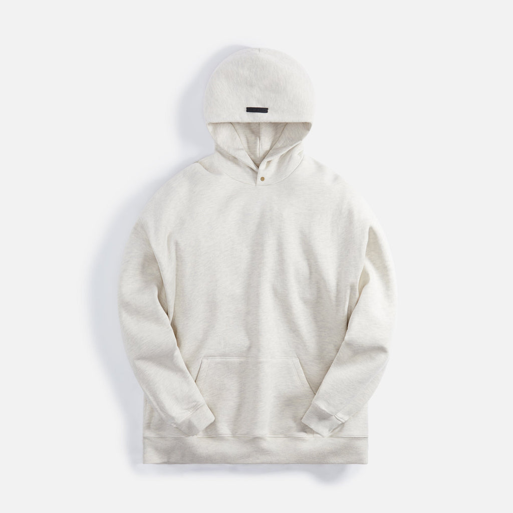 Оригінальна Cotton Fleece Hoodie Warm Heather Oatmeal Fear of god – боковий вид