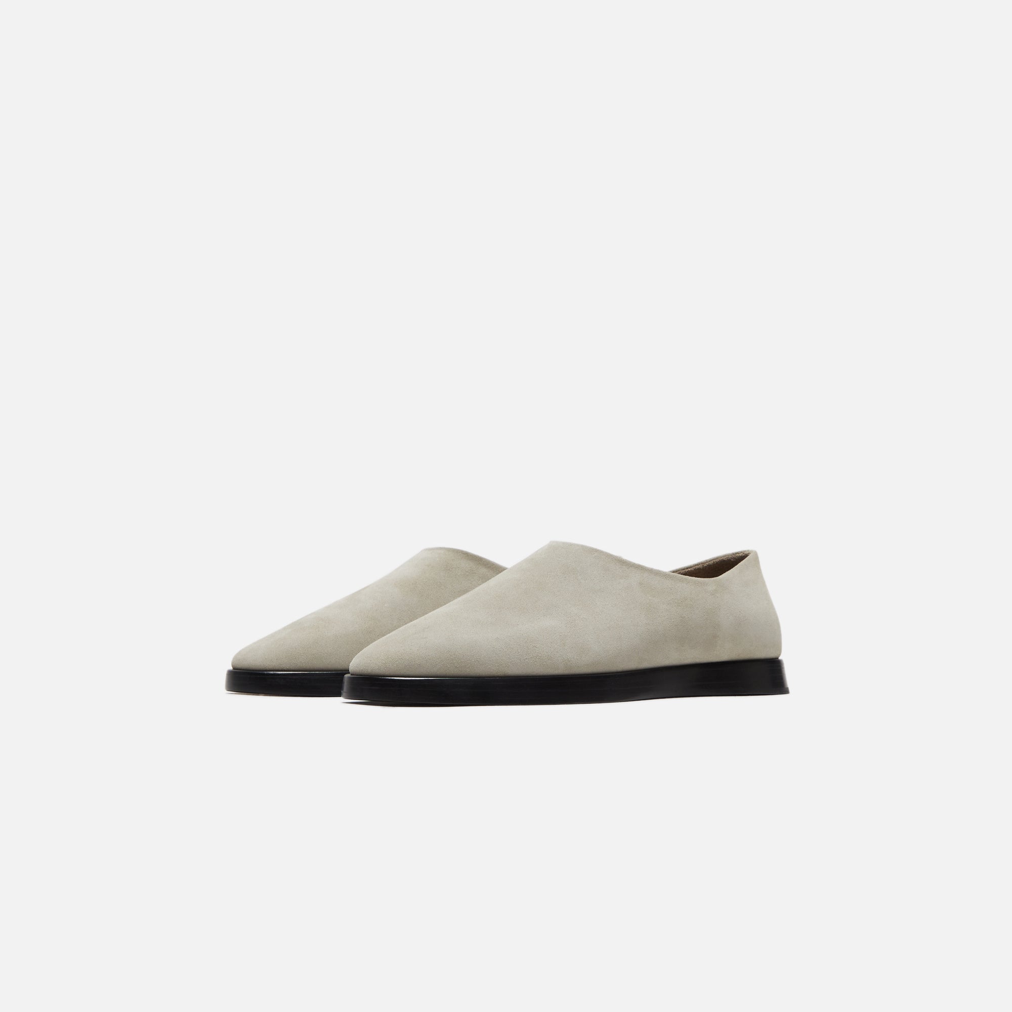 Dress Mule Dusty Beige Suede Fear of god – Гарантія оригінальності – вид ззаду