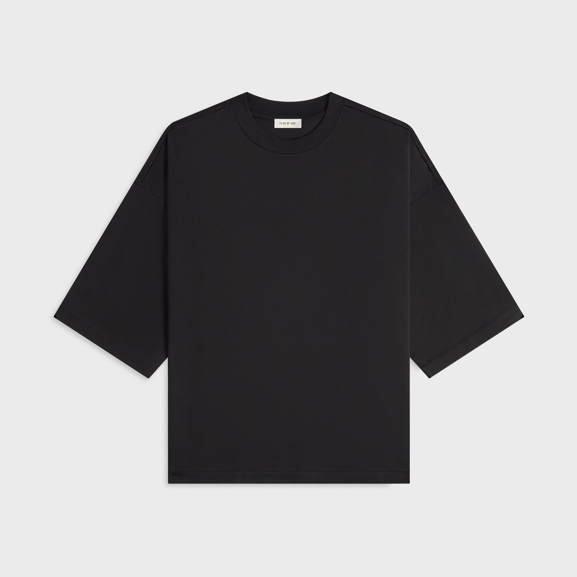 Relaxed Tee Black Fear of god оригінал – Купити в Україні – боковий вид - FEAR OF GOD