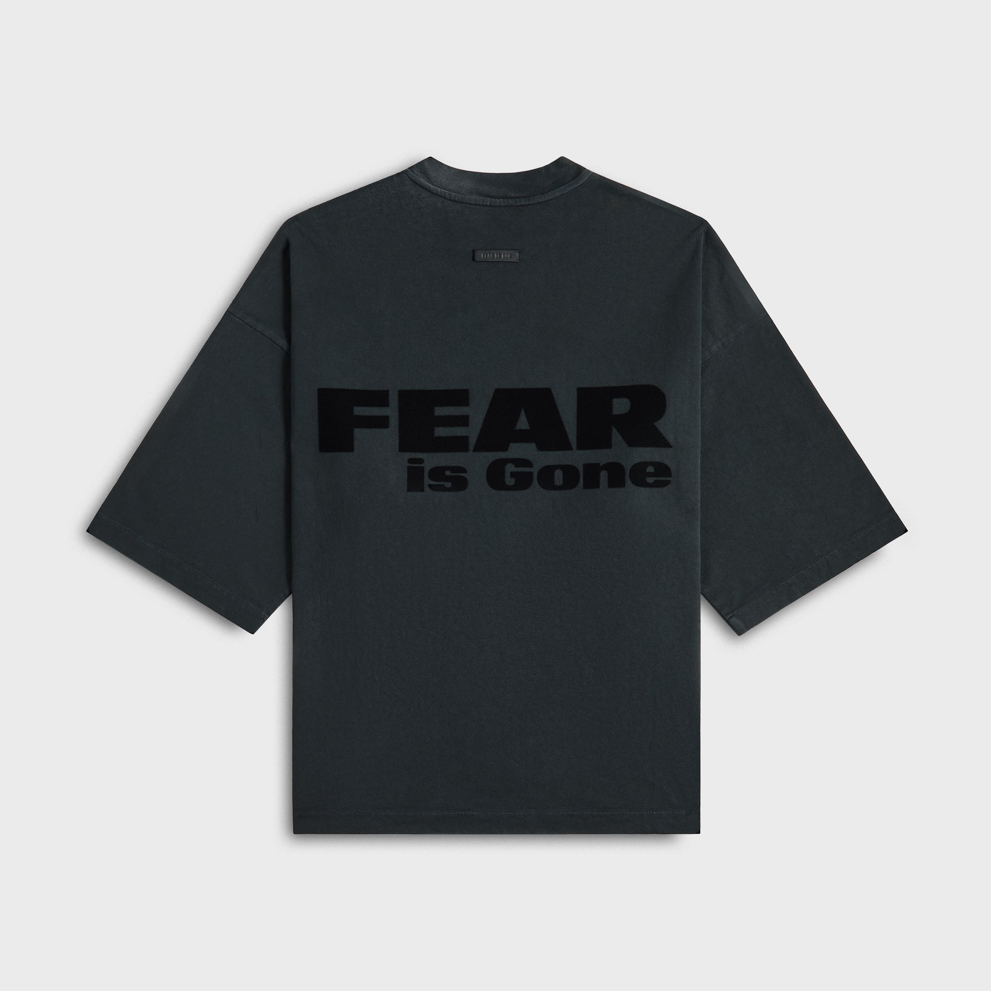 Relaxed Fear Is Gone Tee Black Fear of god оригінал – Купити в Україні – вид ззаду - FEAR OF GOD
