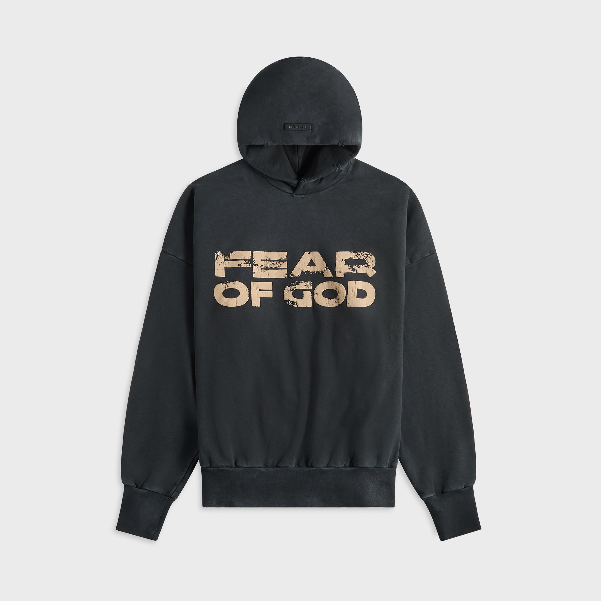 Hoodie Black Fear of god оригінал – Купити в Україні – боковий вид - FEAR OF GOD