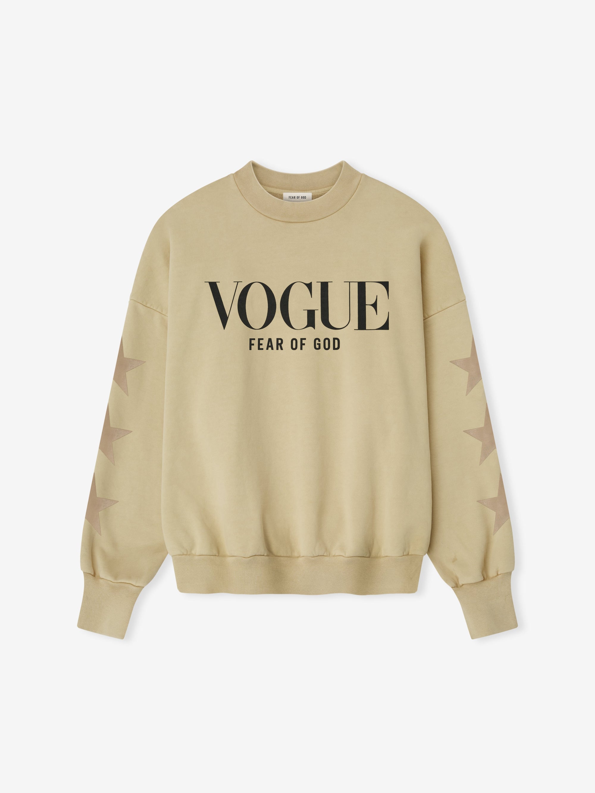 Vogue Fear Of God Neighborhood Crewneck Fear of god – Гарантія оригінальності – боковий вид - FEAR OF GOD