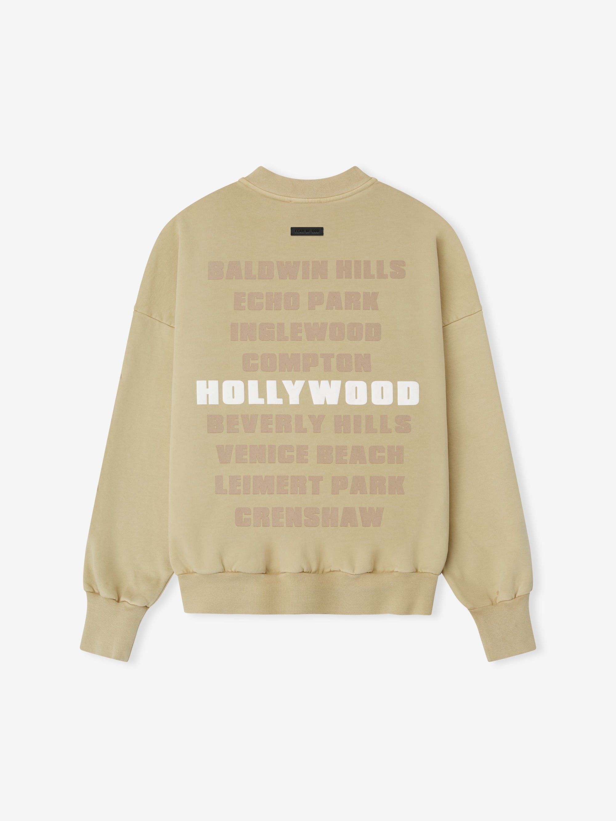 Vogue Fear Of God Neighborhood Crewneck Fear of god – Гарантія оригінальності – вид ззаду - FEAR OF GOD