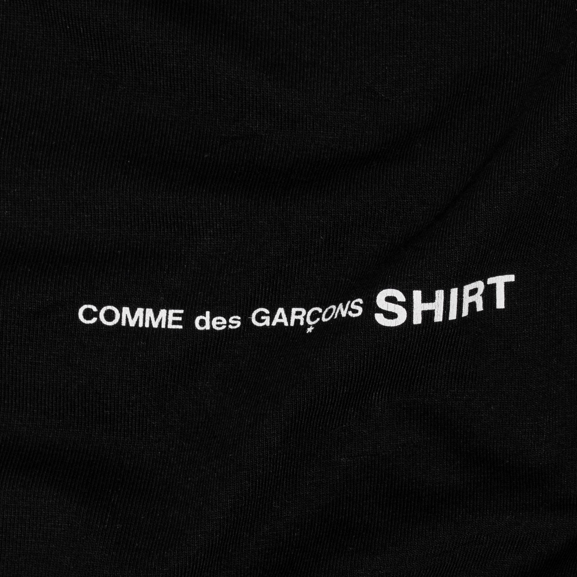 Mens Logo Ls Tee Black Comme des garcons – Гарантія оригінальності – збільшений вид