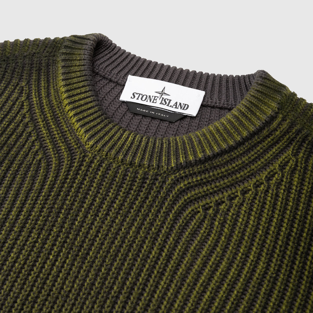 Оригінальна Fishermans Rib Organic Cotton With Two-Color Spray Stone island – вид ззаду