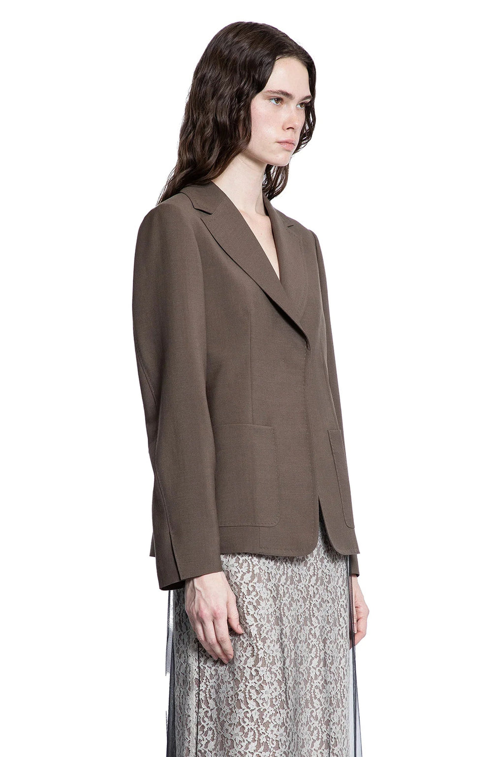 Оригінальна Wool And Mohair Blazer Fendi – детальний вид