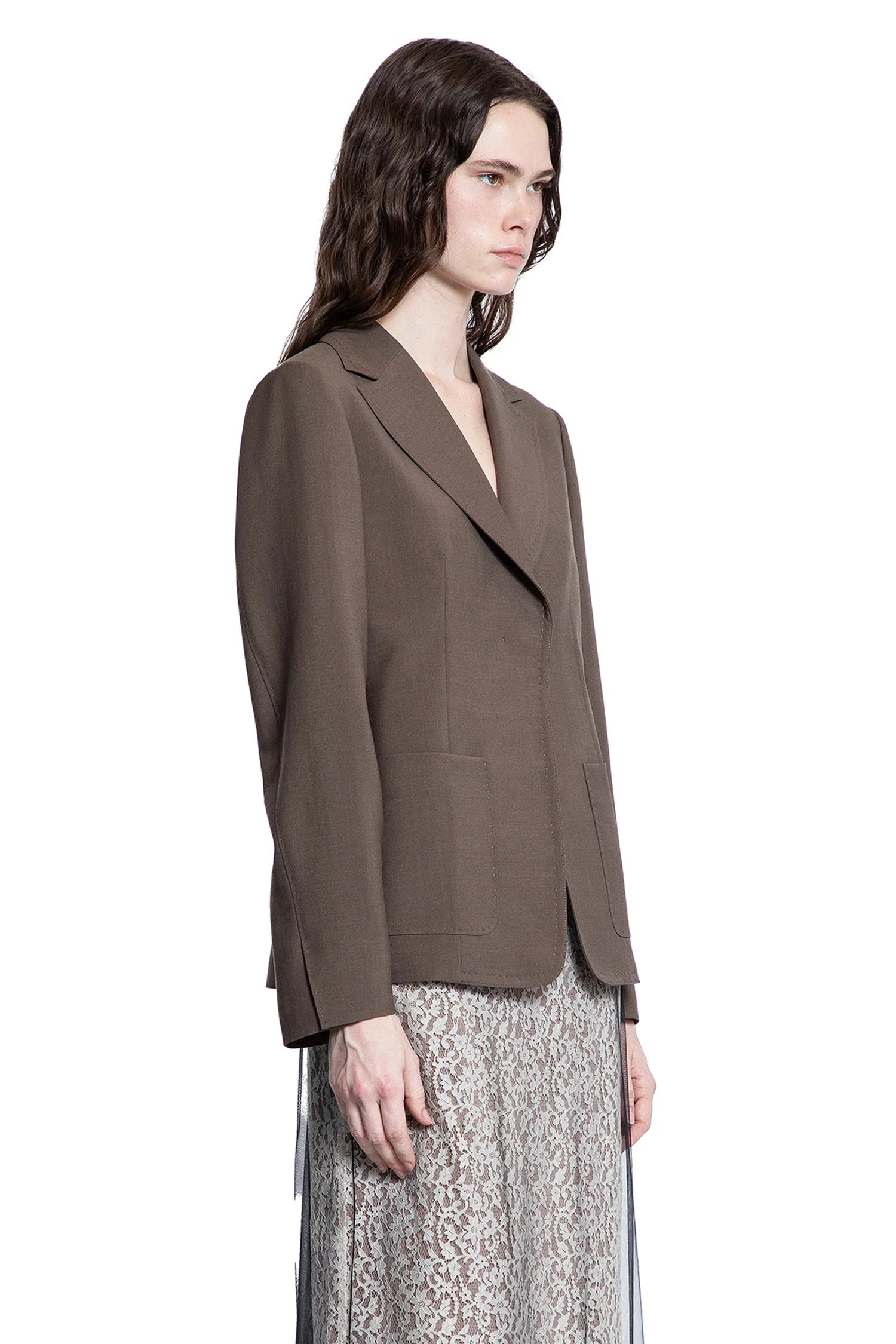 Оригінальна Wool And Mohair Blazer Fendi – детальний вид