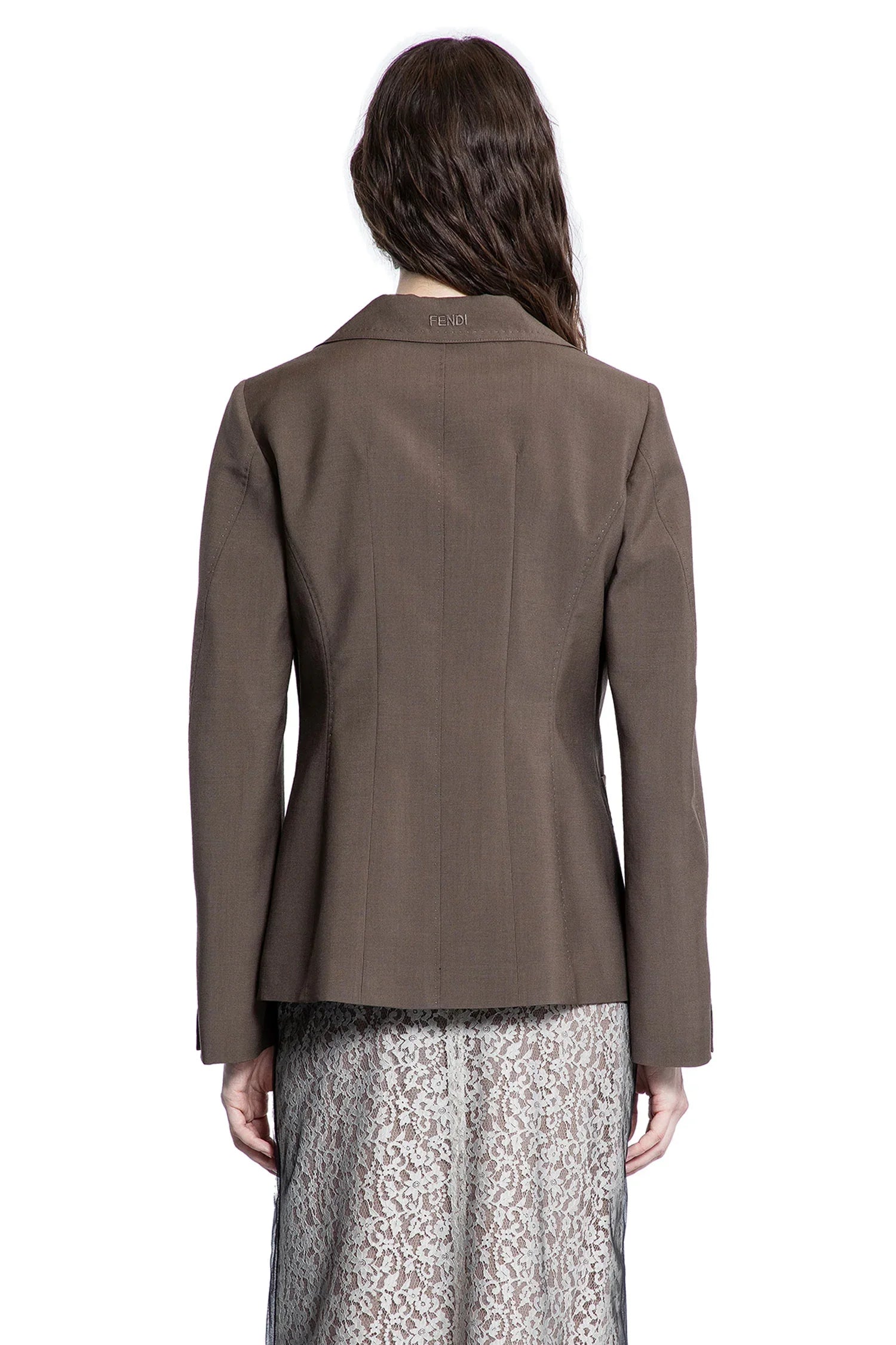 Оригінальна Wool And Mohair Blazer Fendi – збільшений вид