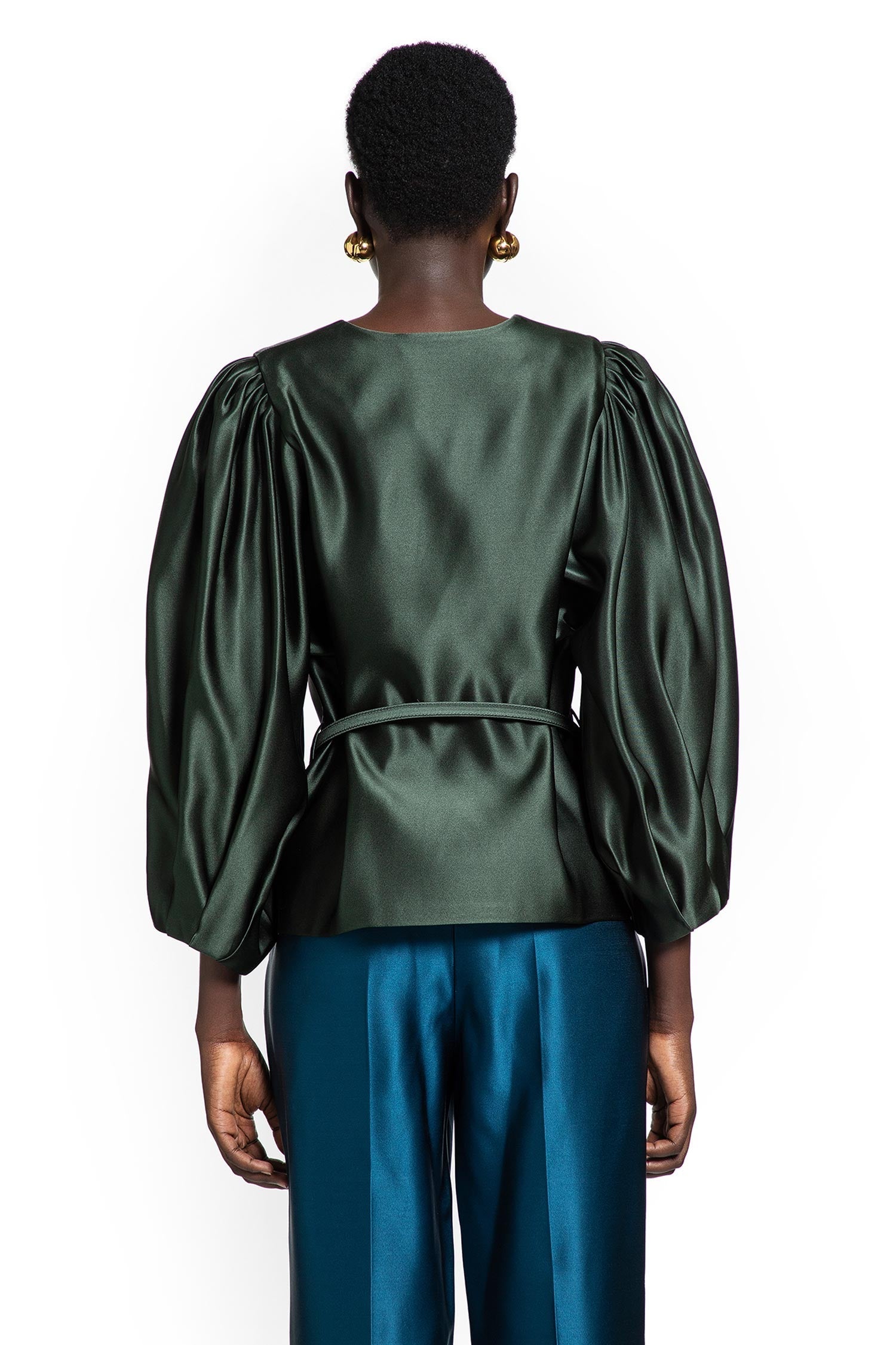 Оригінальна Duchesse Satin Jacket Fendi – детальний вид