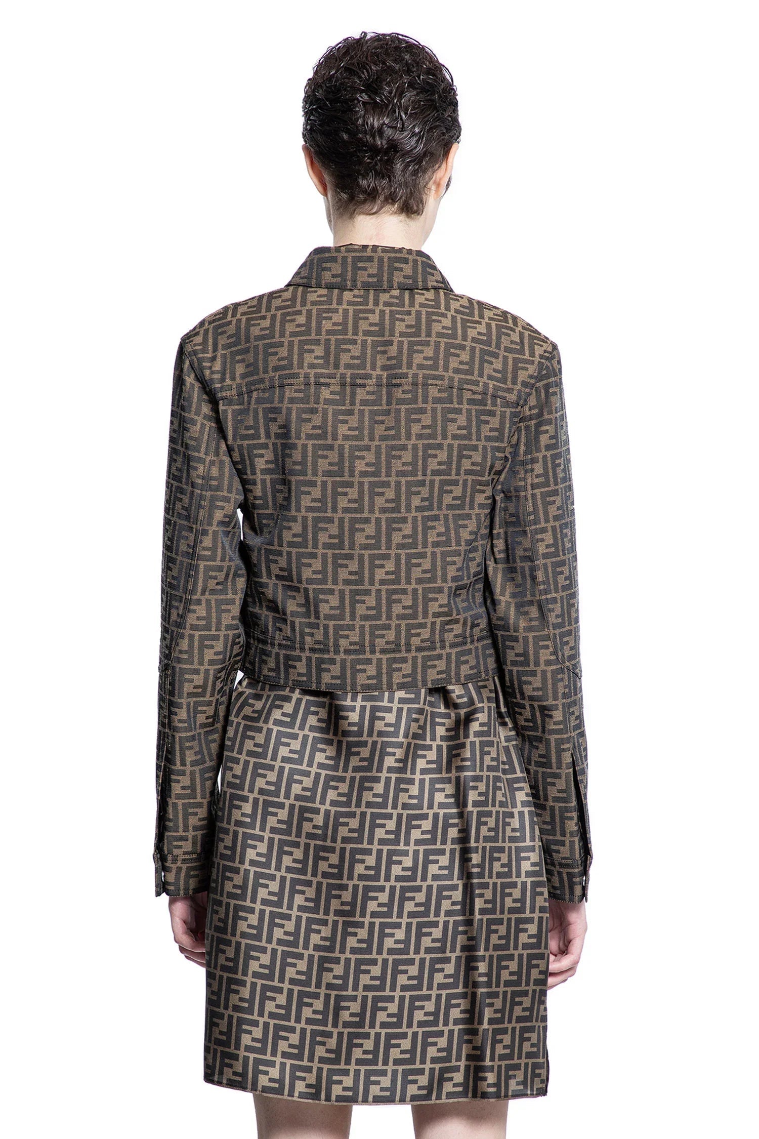 Оригінальна Cropped Ff Canvas Blouson Fendi – детальний вид