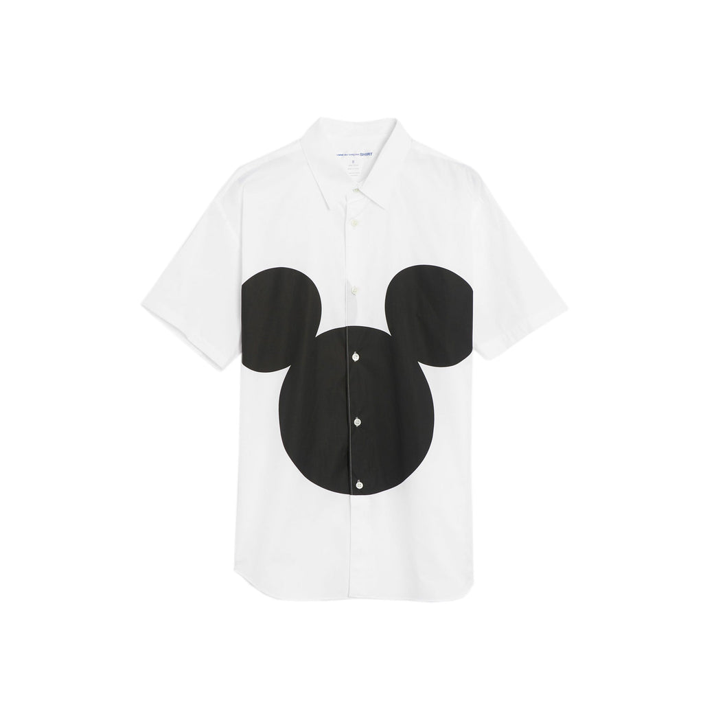 Woven Shirt White Comme des garcons – Гарантія оригінальності – боковий вид