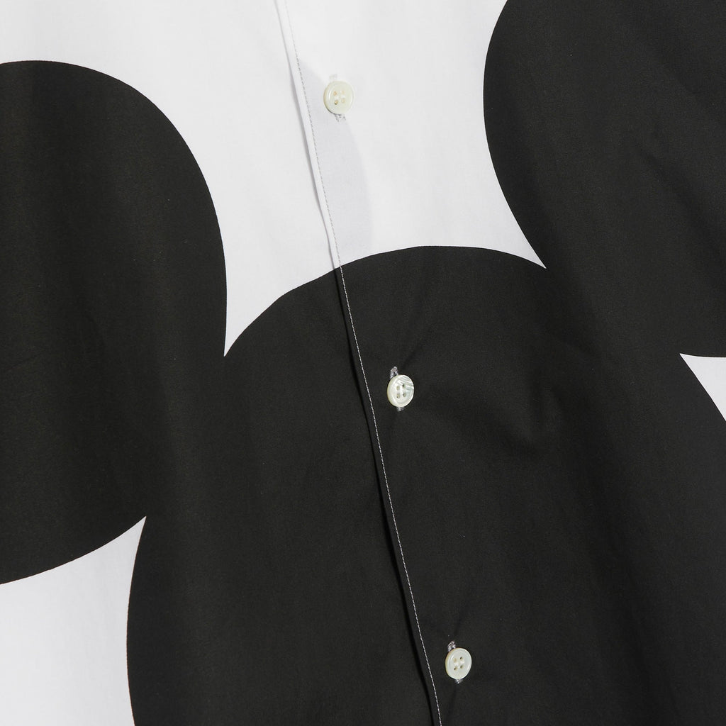 Woven Shirt White Comme des garcons – Гарантія оригінальності – вид ззаду