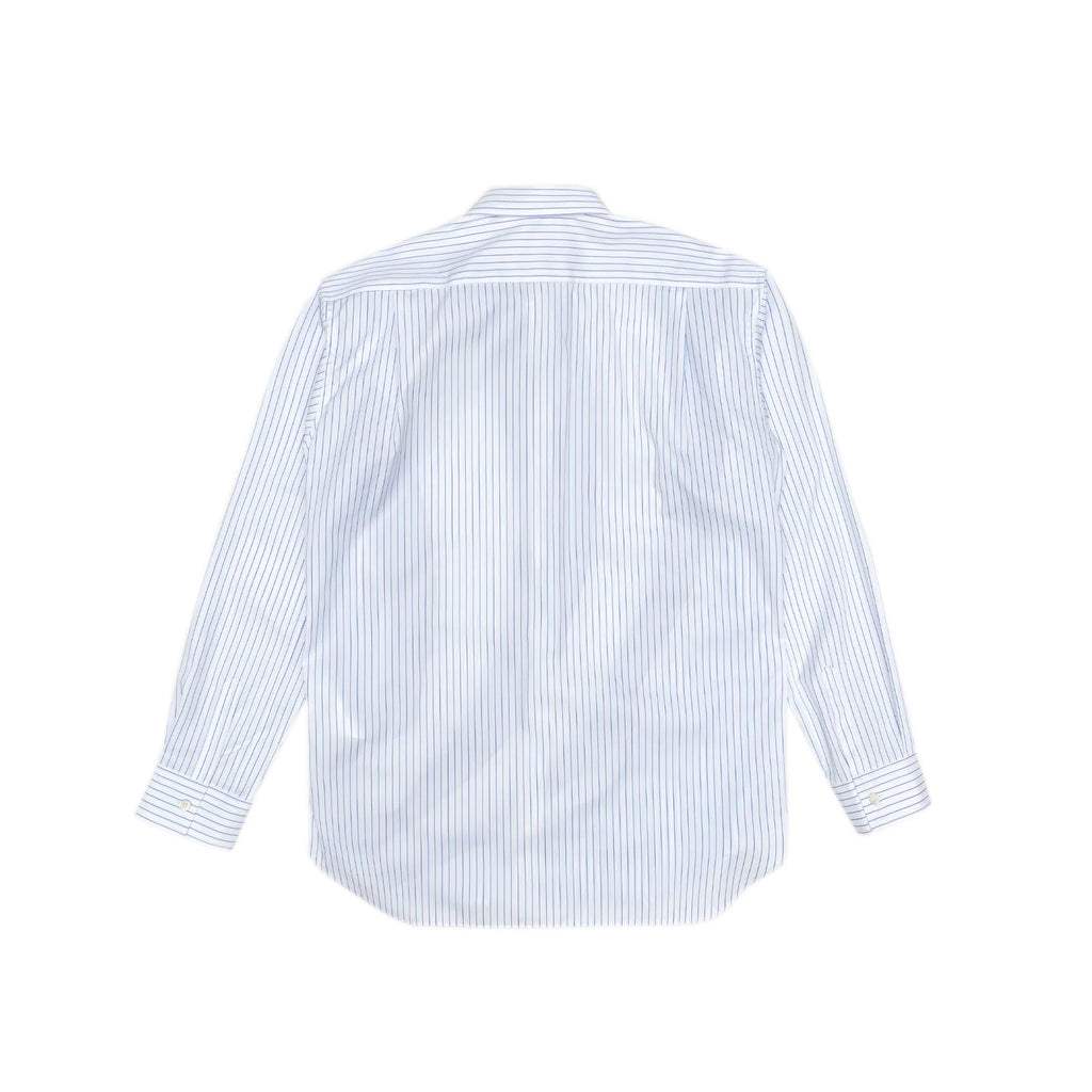 Mens Cotton Poplin Stripe Shirt Comme des garcons – Гарантія оригінальності – вид ззаду