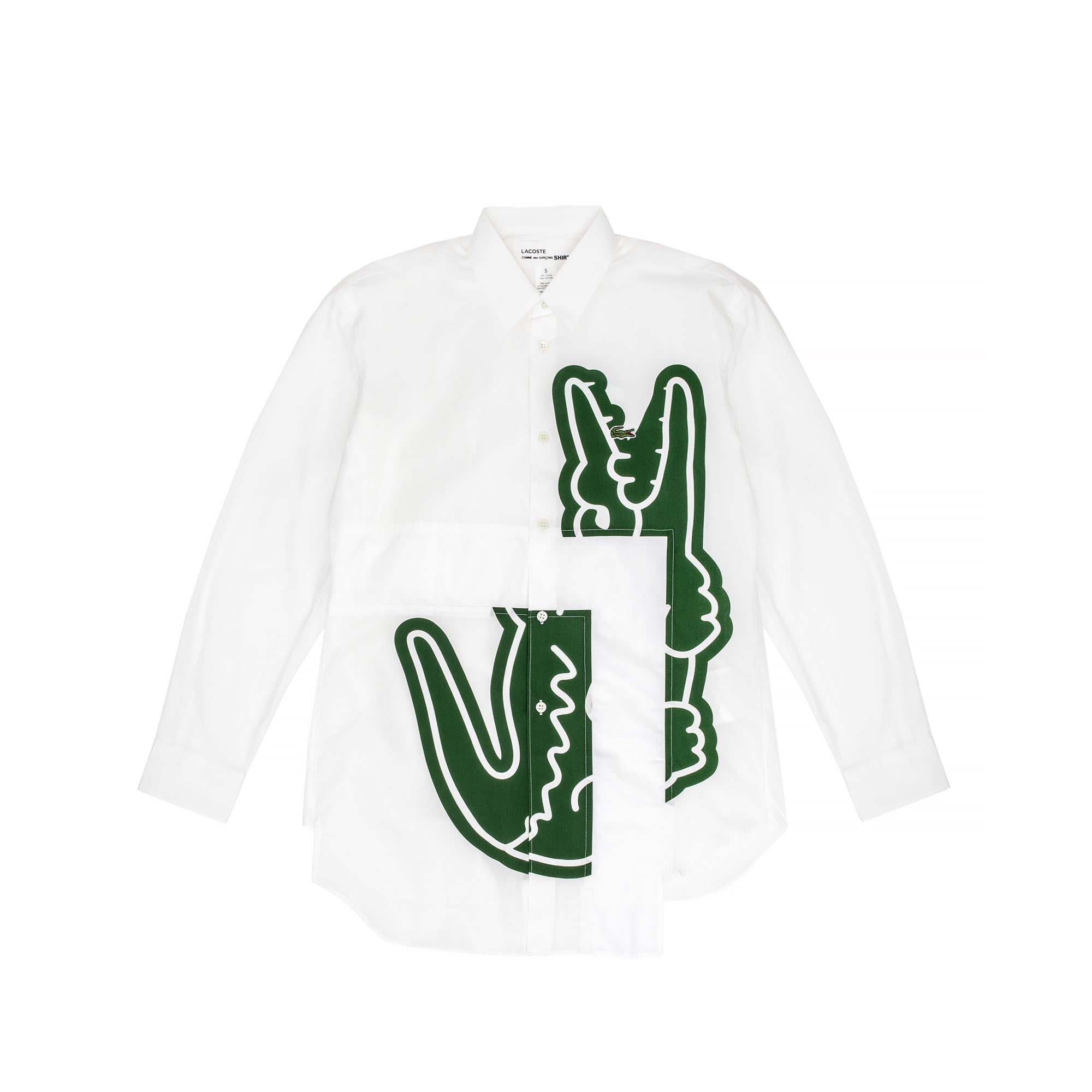 Оригінальна X Lacoste Mens Shirt Comme des garcons – боковий вид