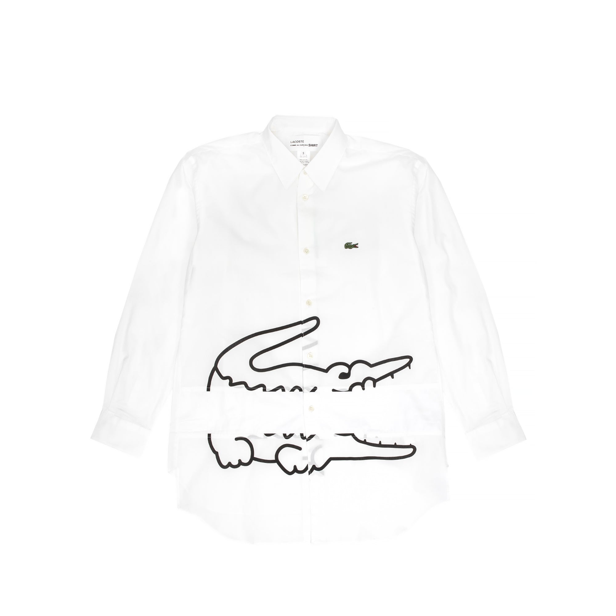 Оригінальна X Lacoste Mens Shirt Comme des garcons – боковий вид