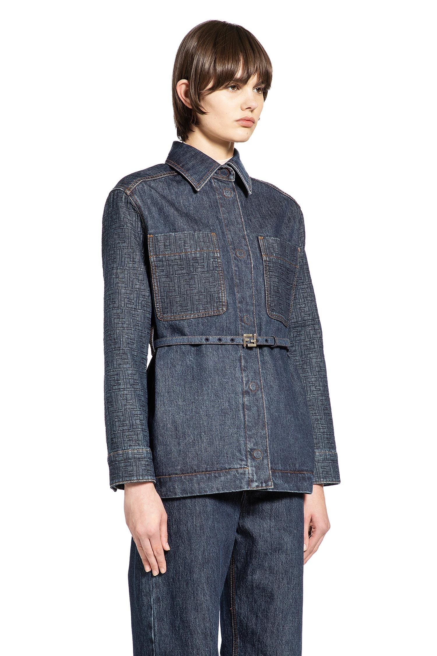 Go-To Denim Jacket Fendi – Гарантія оригінальності – детальний вид