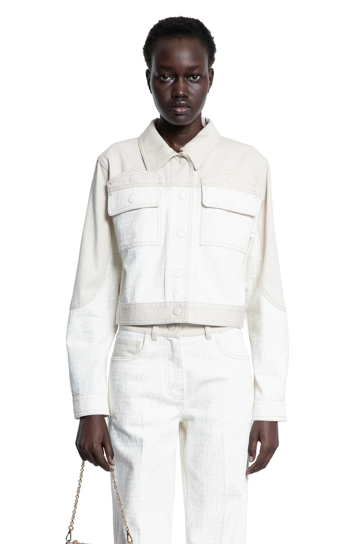Оригінальна Woman Off White Jackets Fendi – боковий вид