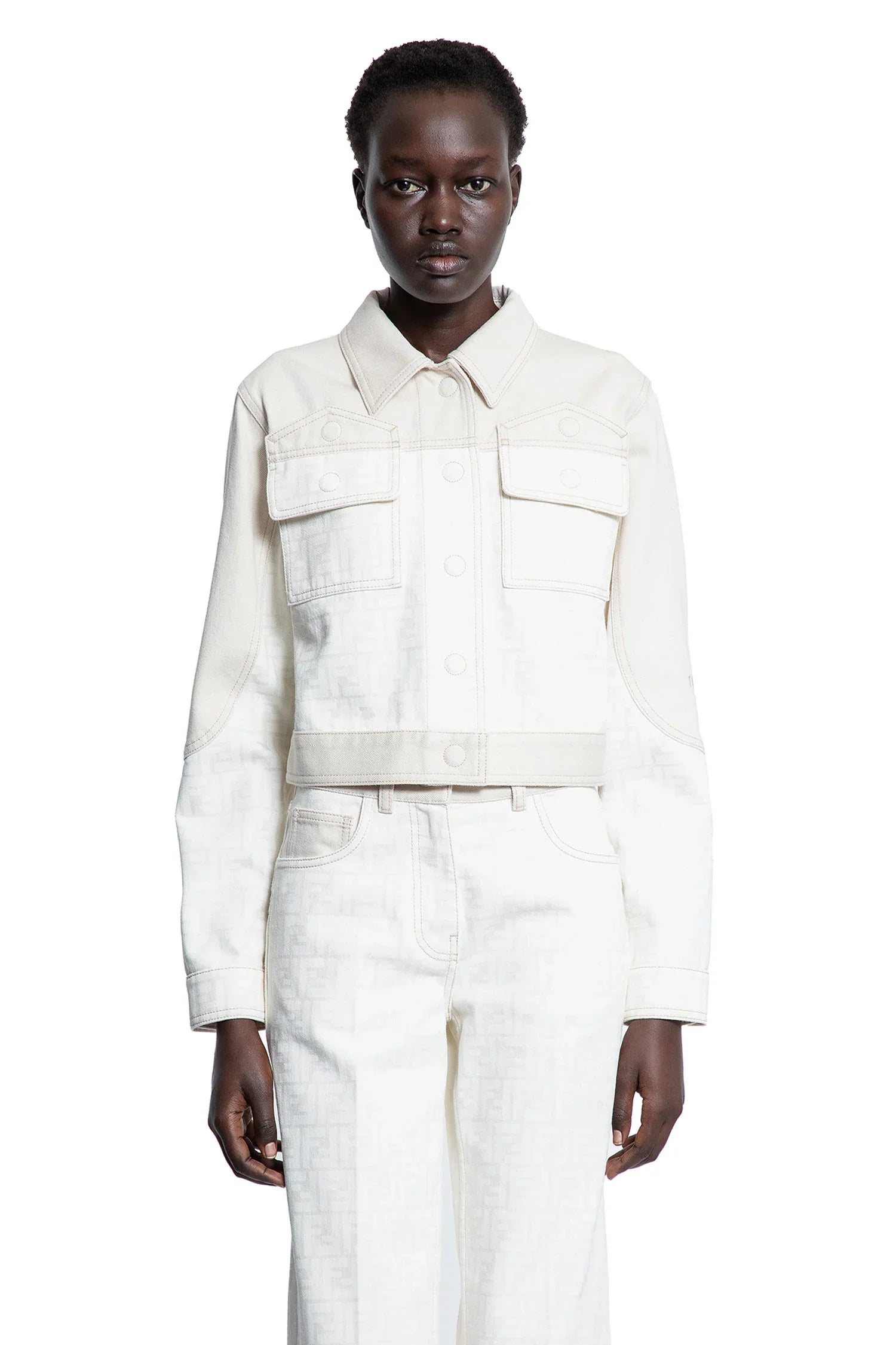 Оригінальна Woman Off White Jackets Fendi – вид ззаду