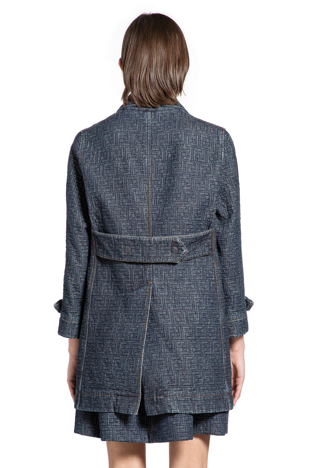 Quilted Ff Denim Jacket Fendi оригінал – Купити в Україні – детальний вид