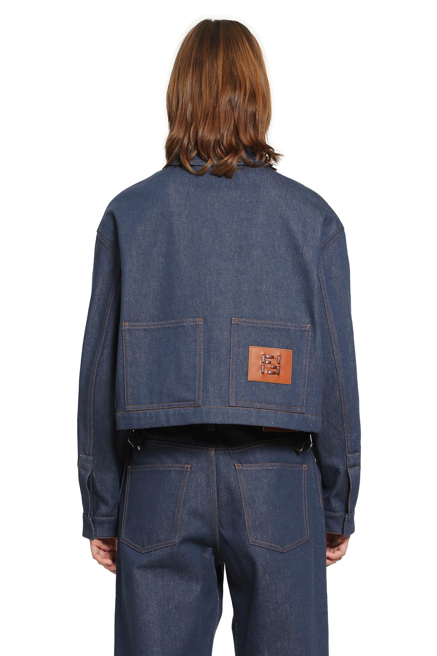 Оригінальна Cropped Denim Jacket Fendi – збільшений вид