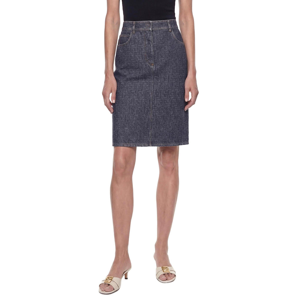 Оригінальна Ff Denim Skirt Fendi – збільшений вид