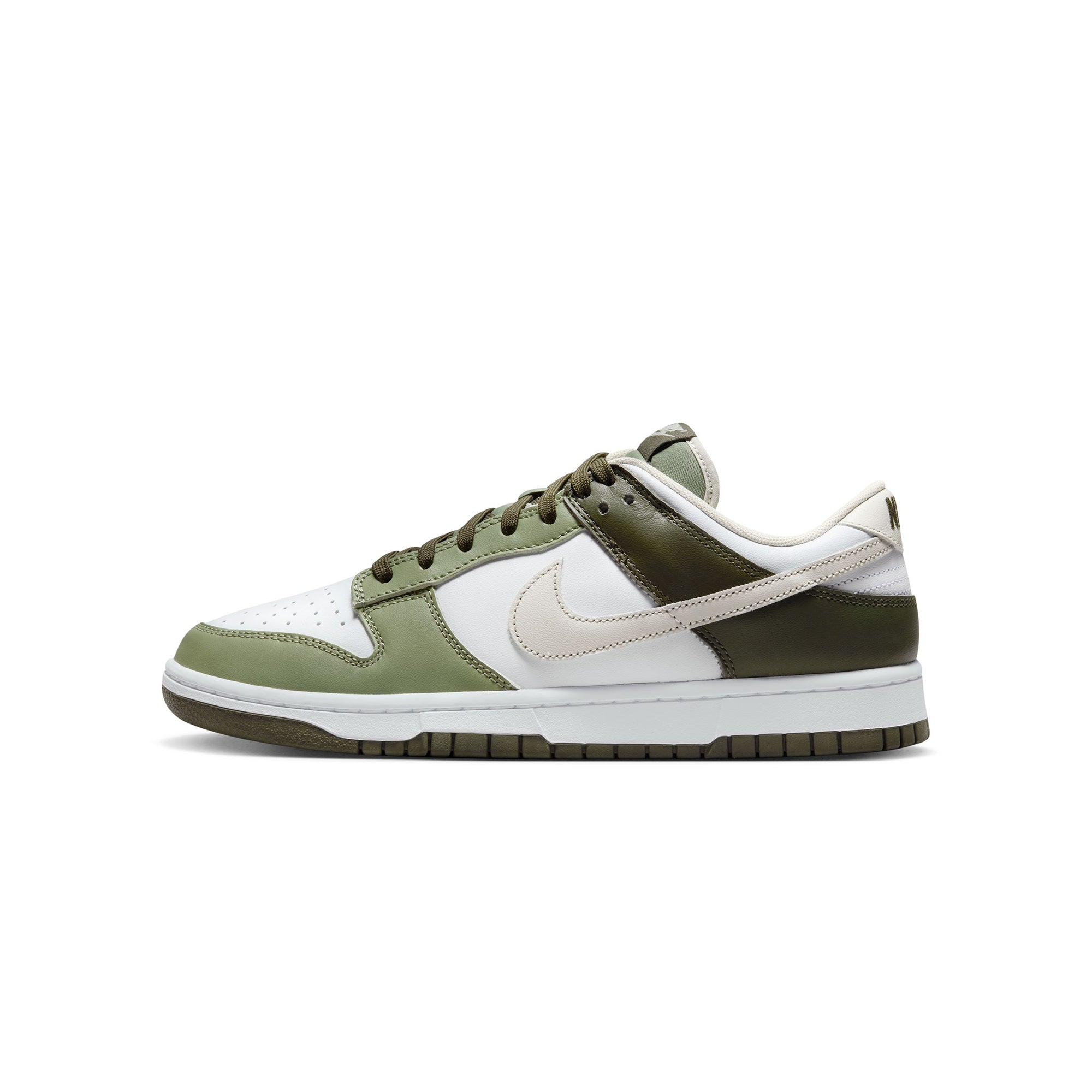 Mens Dunk Low Oil Green Shoes Nike – Гарантія оригінальності – боковий вид