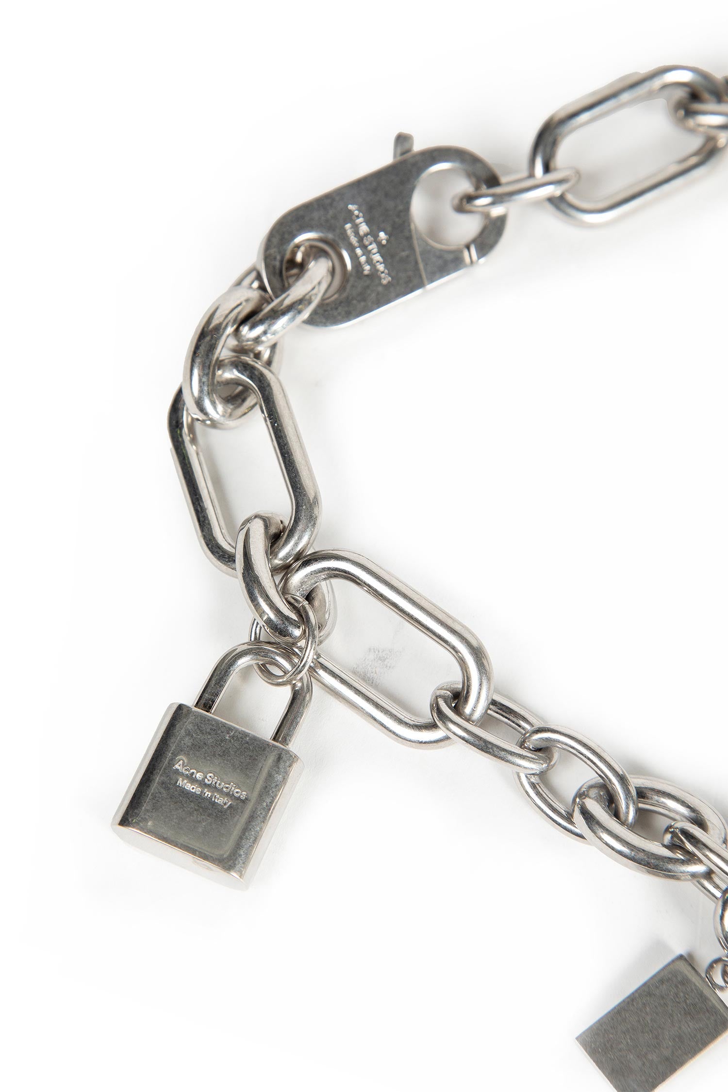 Logo Padlock Necklace Acne studios оригінал – Купити в Україні – вид ззаду