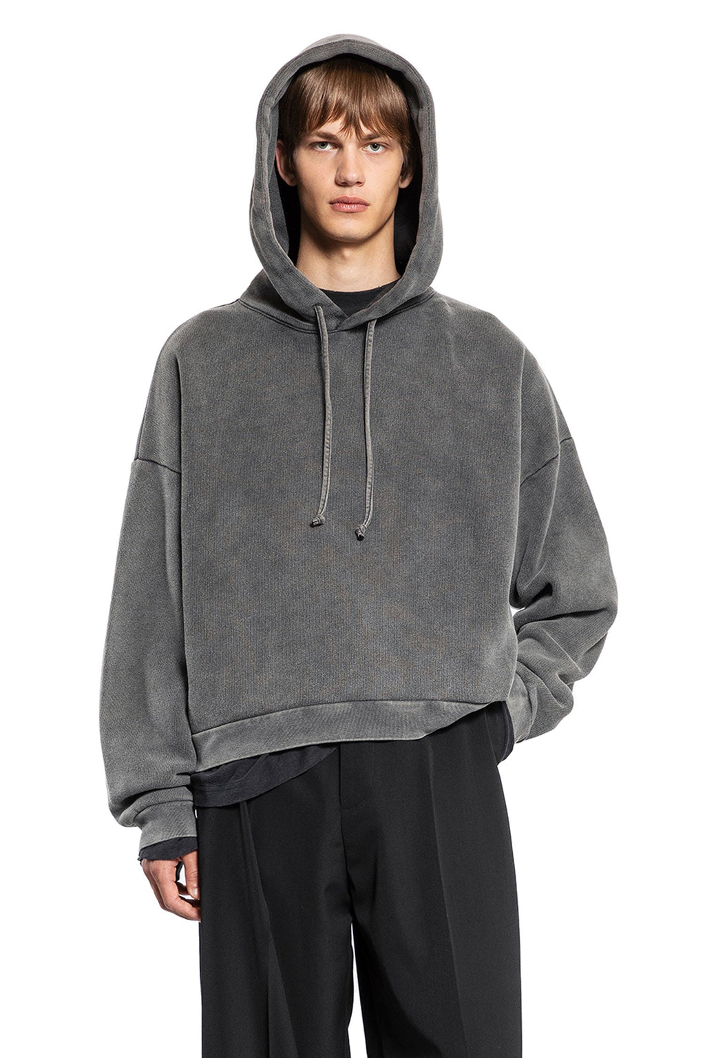 Оригінальна Logo Patch Hoodie Acne studios – боковий вид