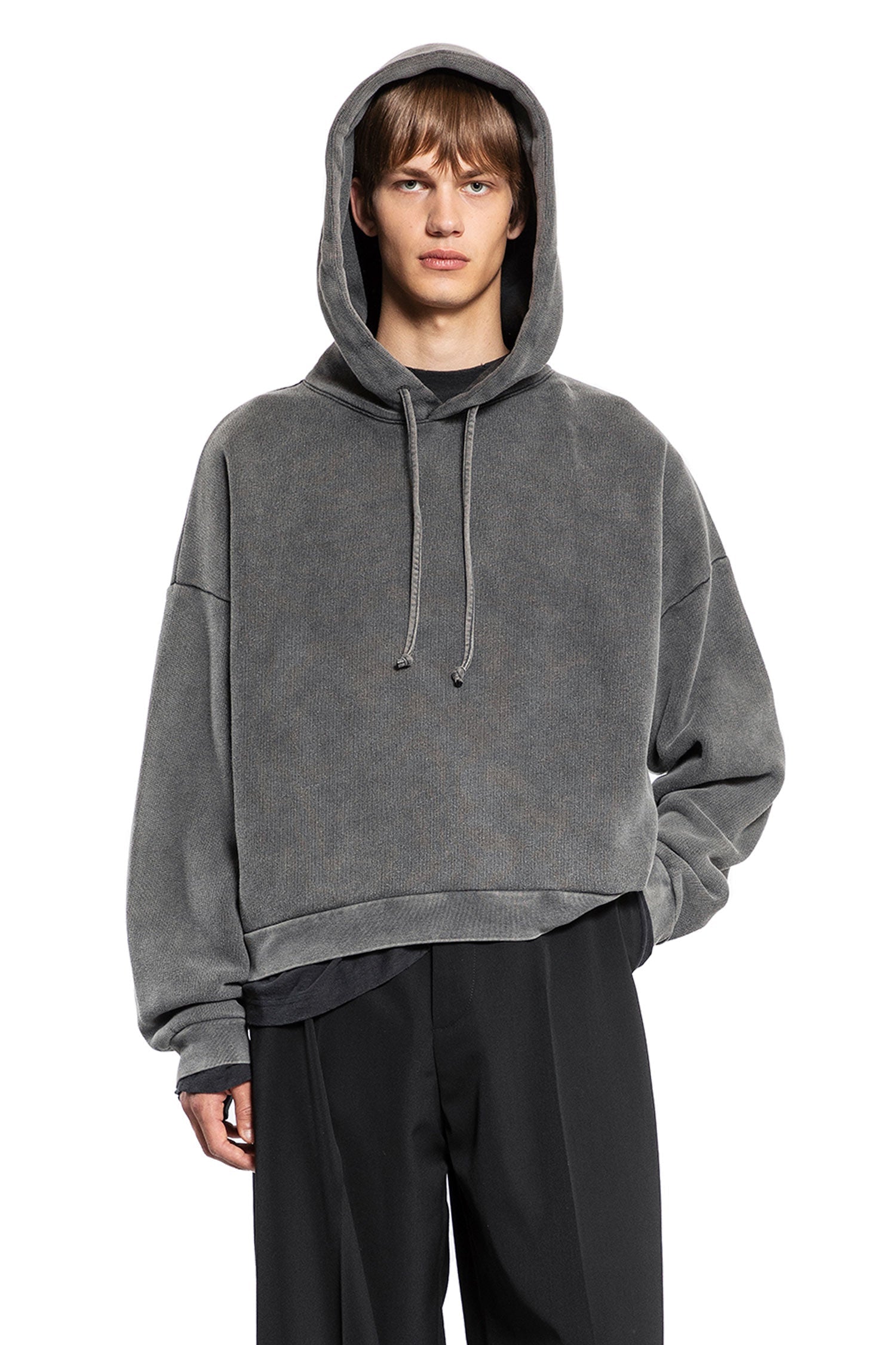 Оригінальна Logo Patch Hoodie Acne studios – боковий вид