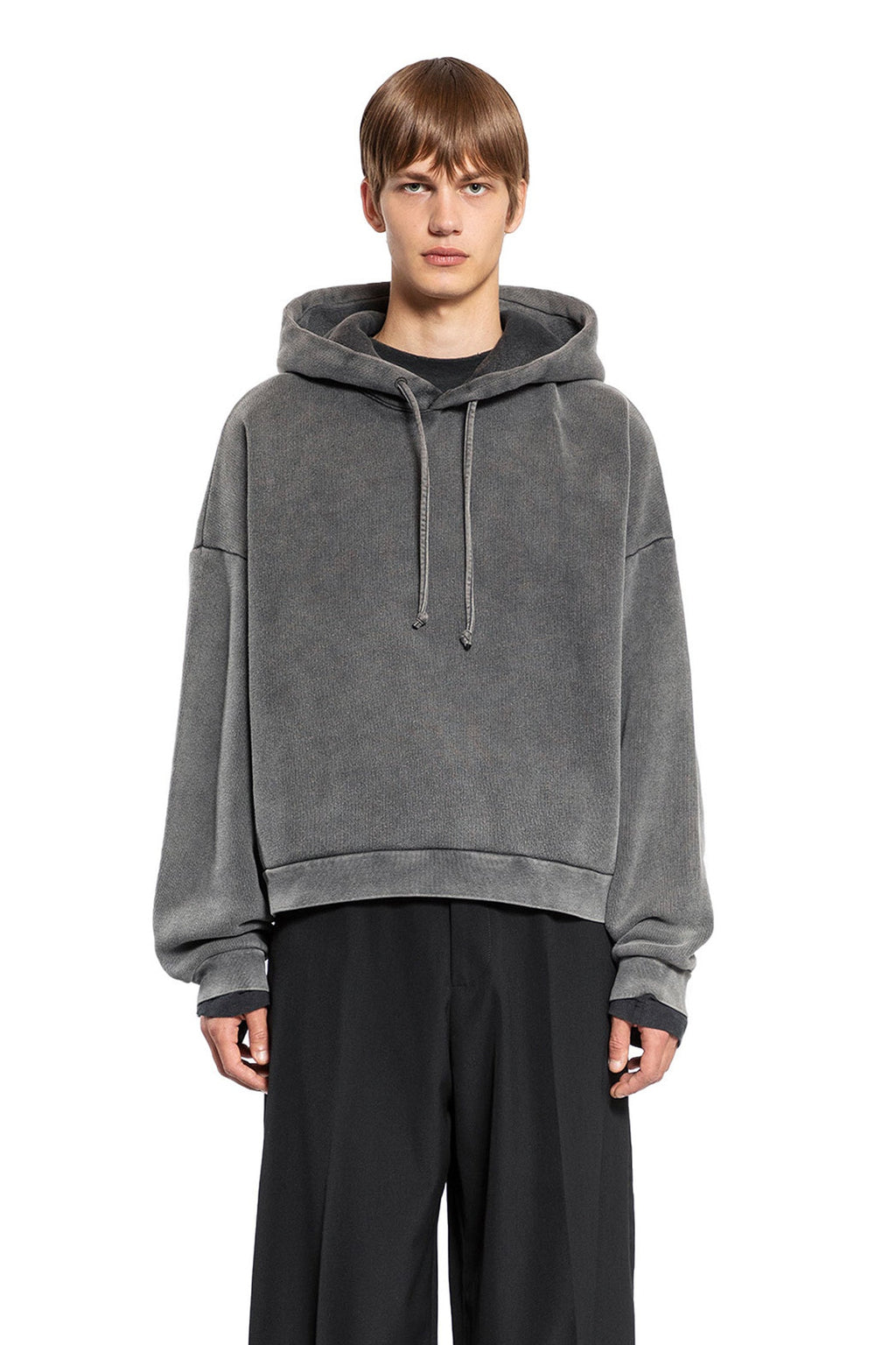 Оригінальна Logo Patch Hoodie Acne studios – вид ззаду