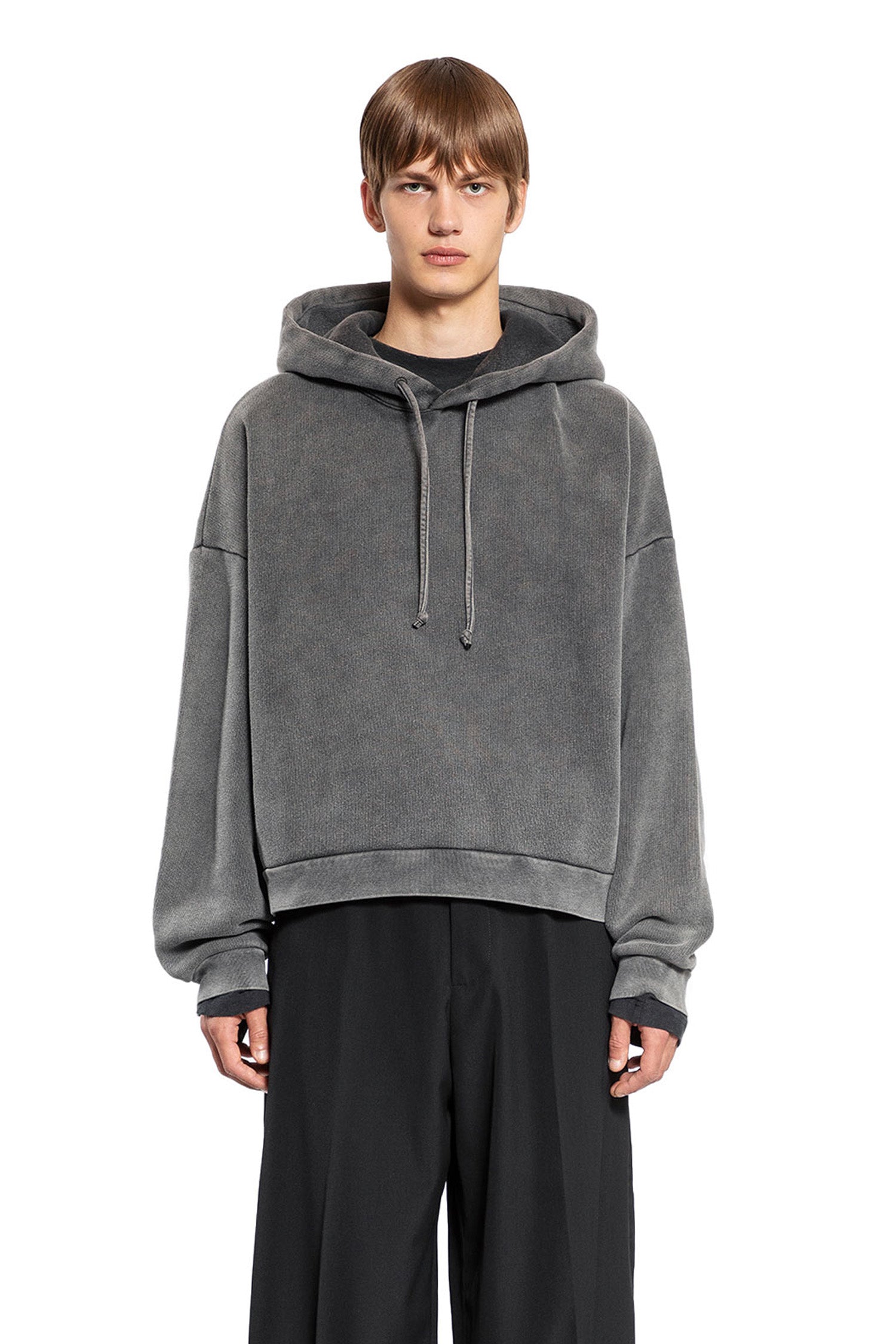 Оригінальна Logo Patch Hoodie Acne studios – вид ззаду