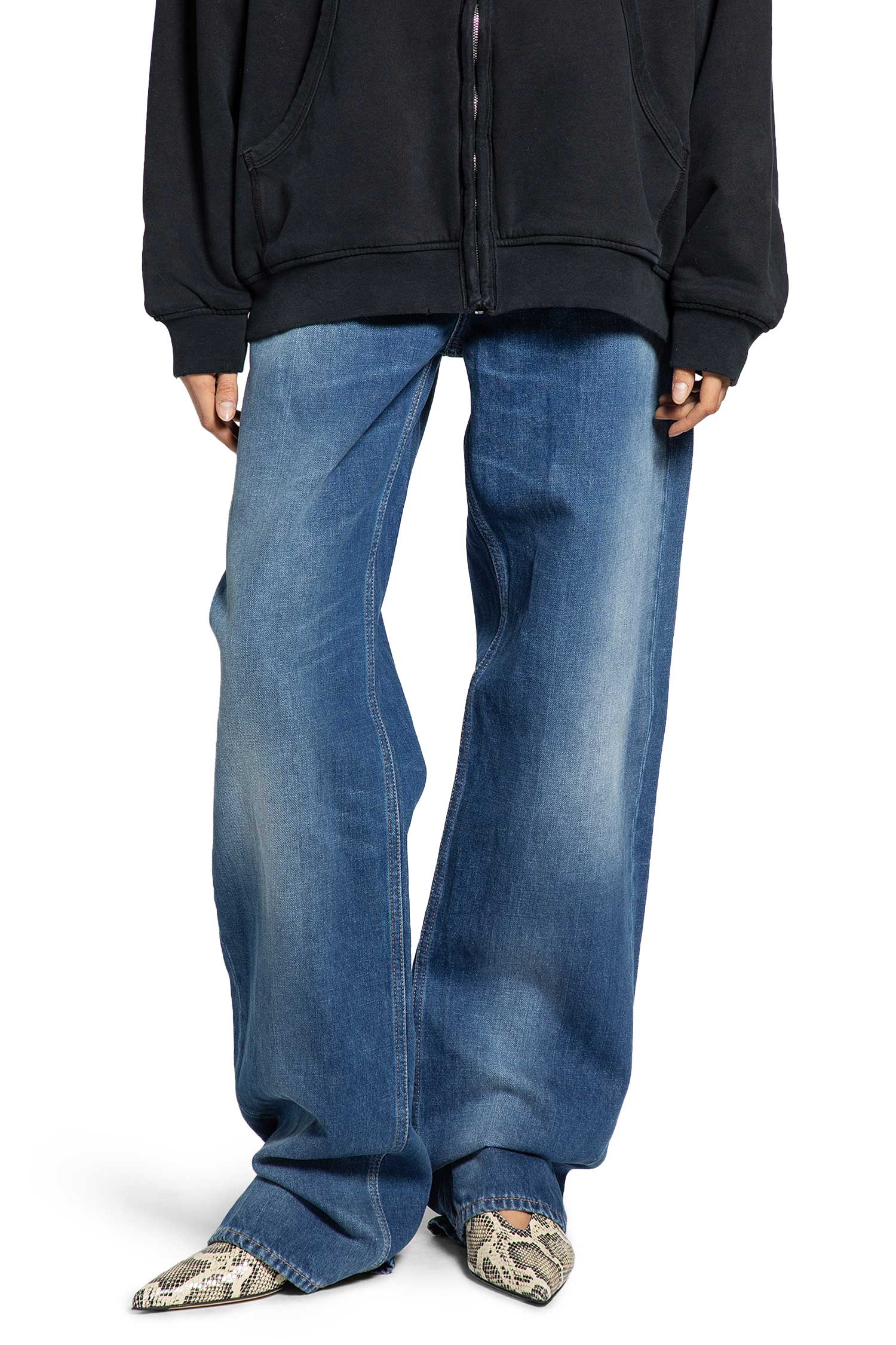 Denim Trousers Acne studios – Гарантія оригінальності – боковий вид