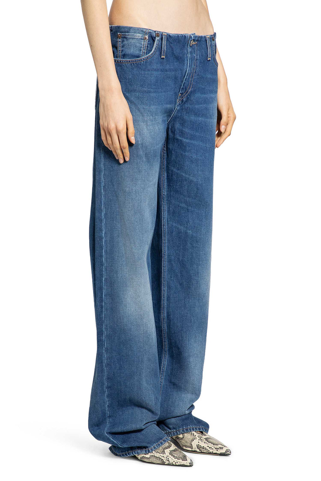 Denim Trousers Acne studios – Гарантія оригінальності – детальний вид