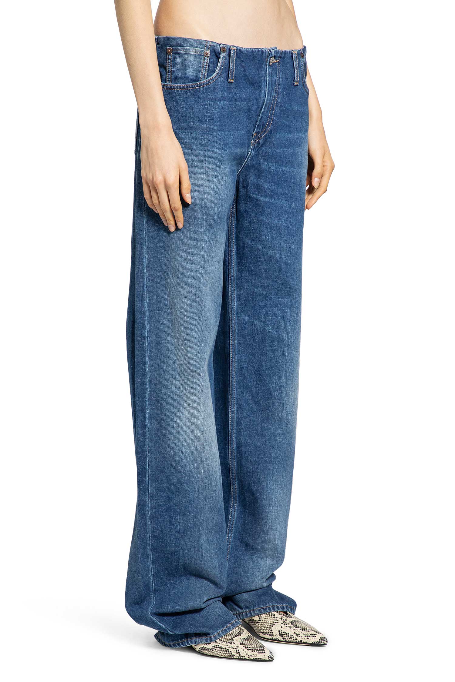 Denim Trousers Acne studios – Гарантія оригінальності – детальний вид