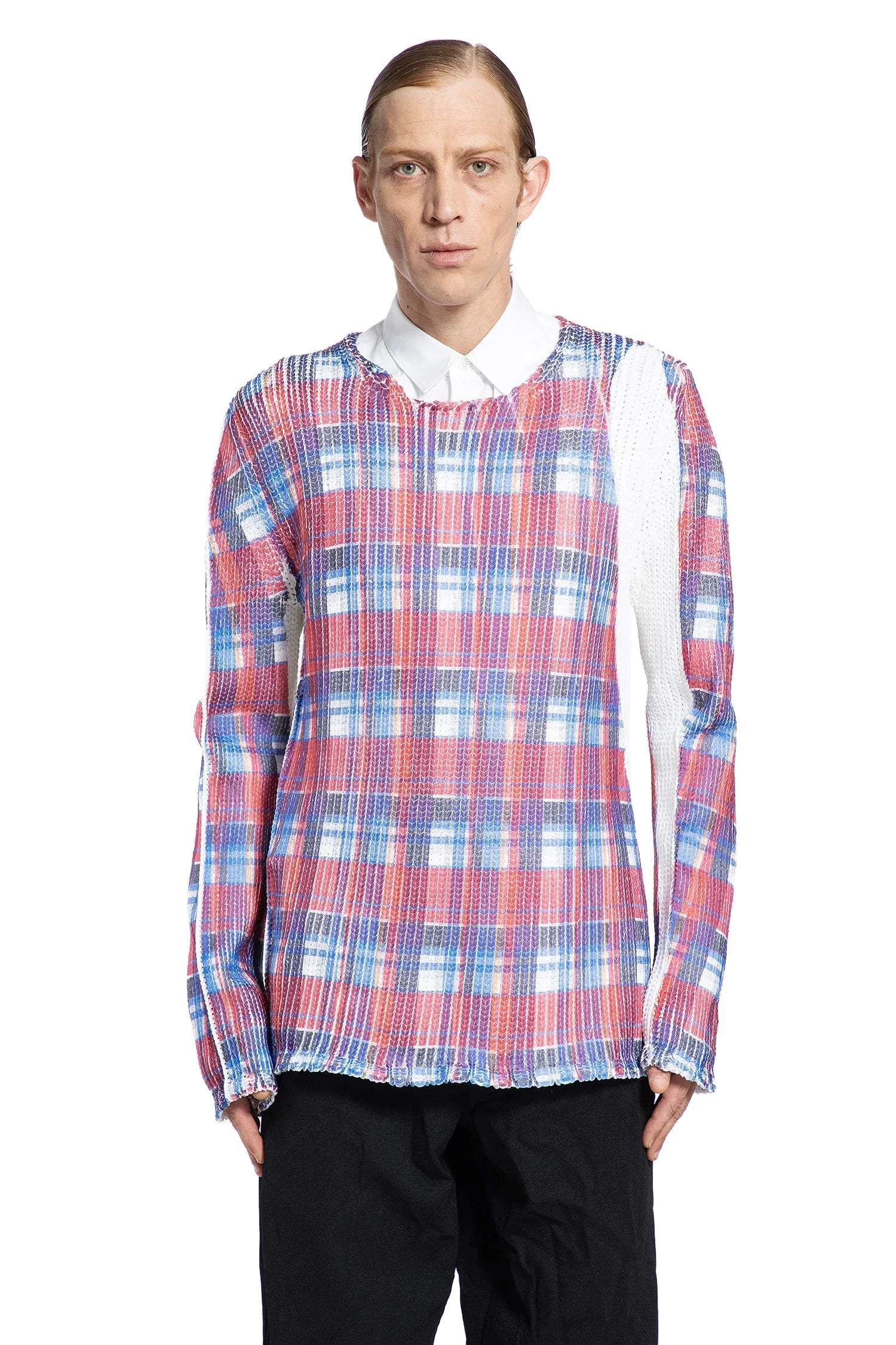 Man Red Shirts Comme des garcons – Гарантія оригінальності – вид ззаду