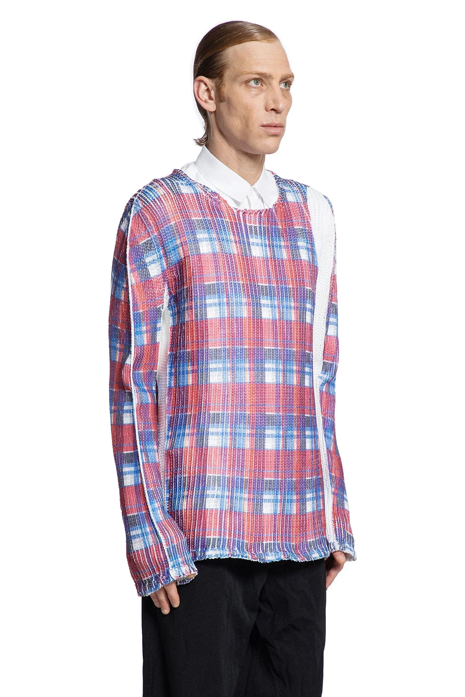 Man Red Shirts Comme des garcons – Гарантія оригінальності – детальний вид