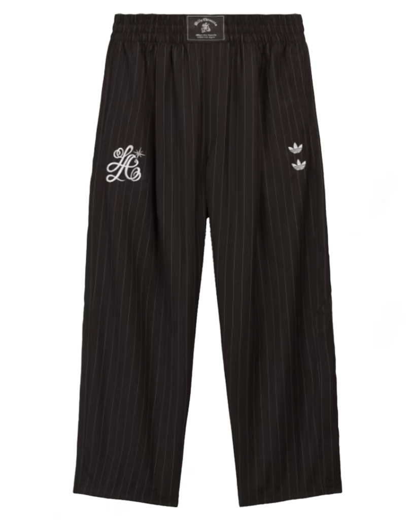X Willy Chavarria Pinstripe Track Pants Black Adidas оригінал – Купити в Україні – боковий вид - ADIDAS