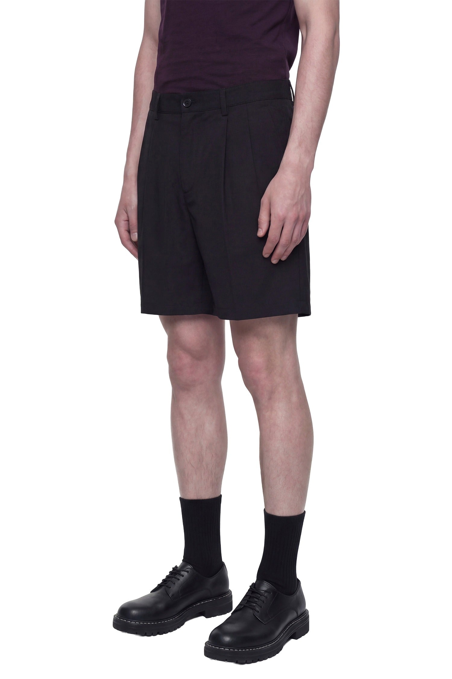 Poly Wool Drill Shorts Comme des garcons оригінал – Купити в Україні – вид ззаду