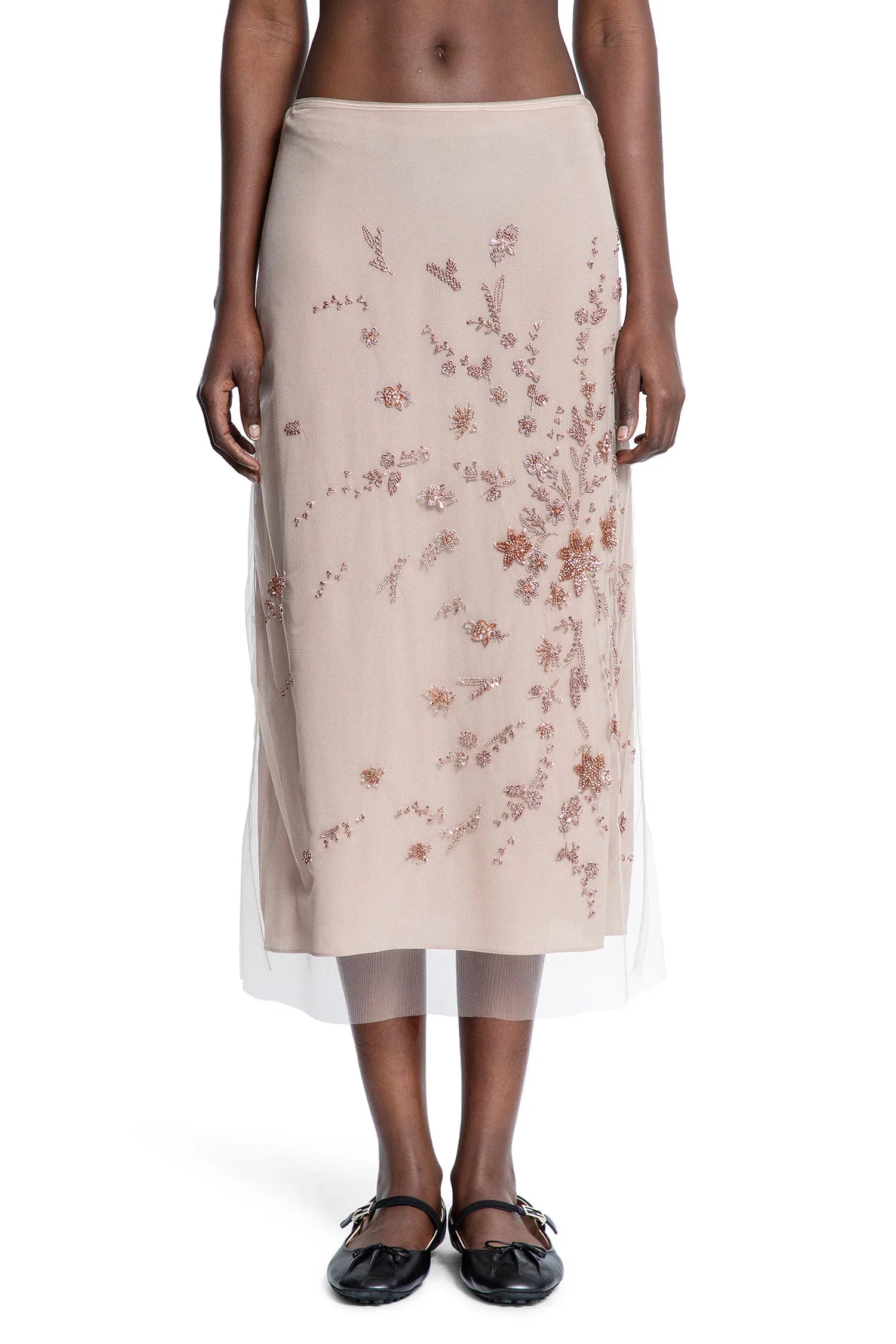 Embroidered Tulle Skirt Fendi оригінал – Купити в Україні – вид ззаду