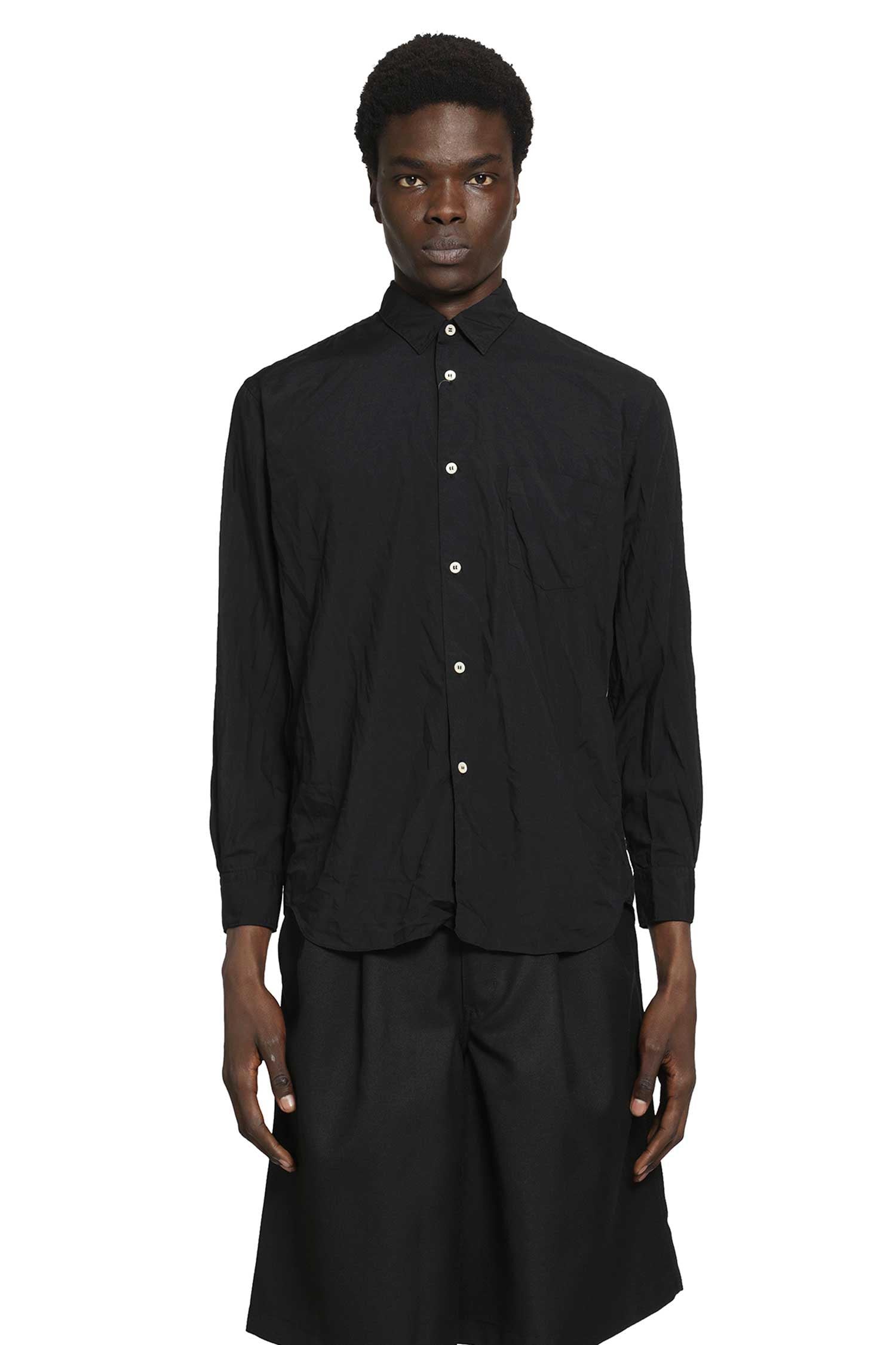 Crinkled Pocket Shirt Comme des garcons – Гарантія оригінальності – боковий вид
