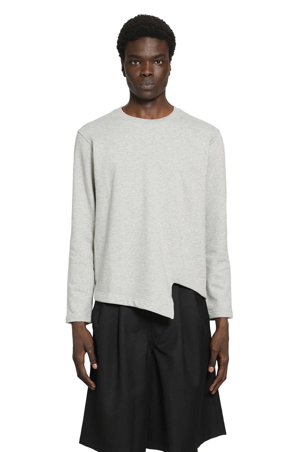 Оригінальна Cut-Out Long Sleeve T-Shirt In Cotton Comme des garcons – вид ззаду