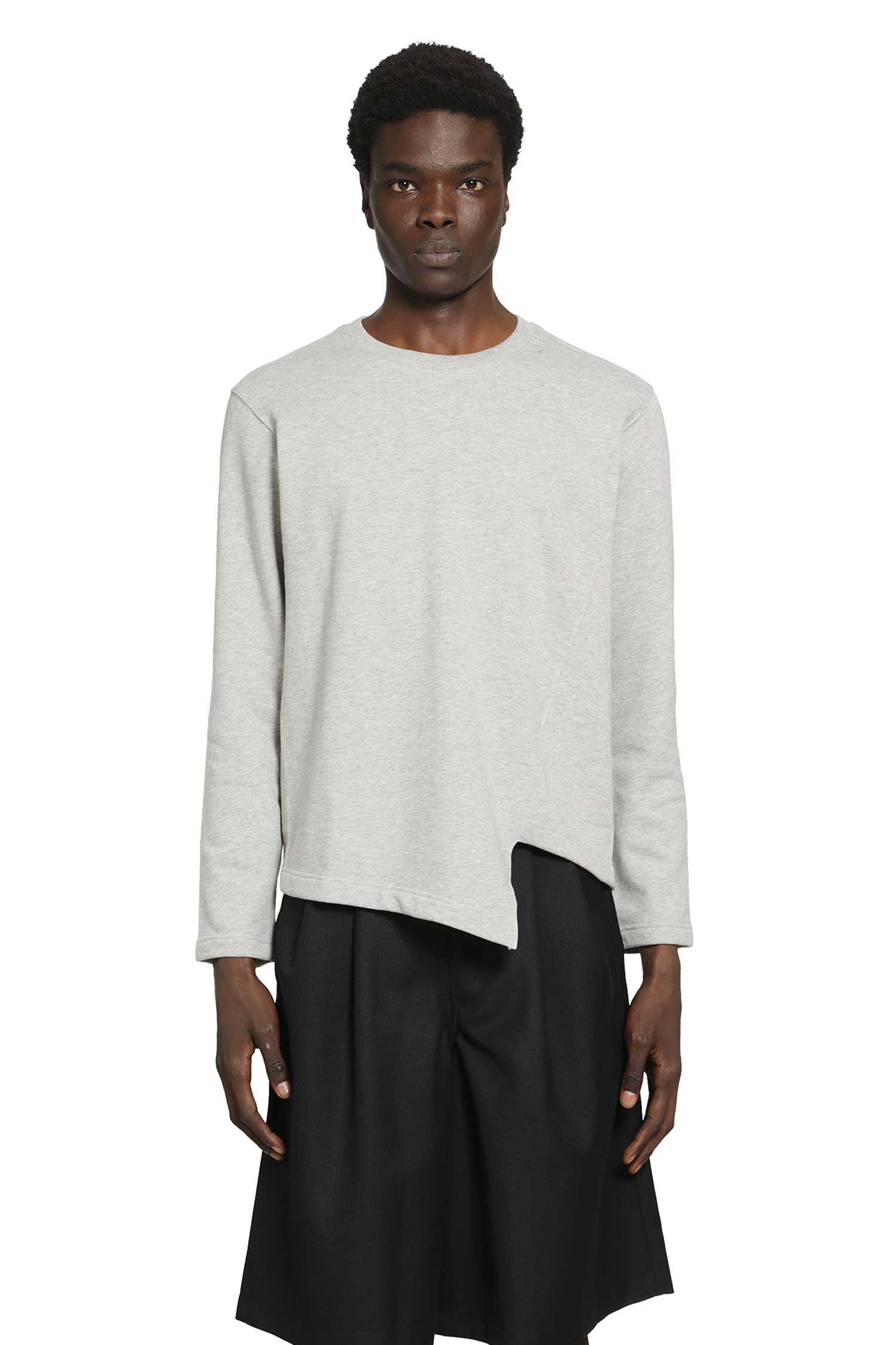 Оригінальна Cut-Out Long Sleeve T-Shirt In Cotton Comme des garcons – вид ззаду