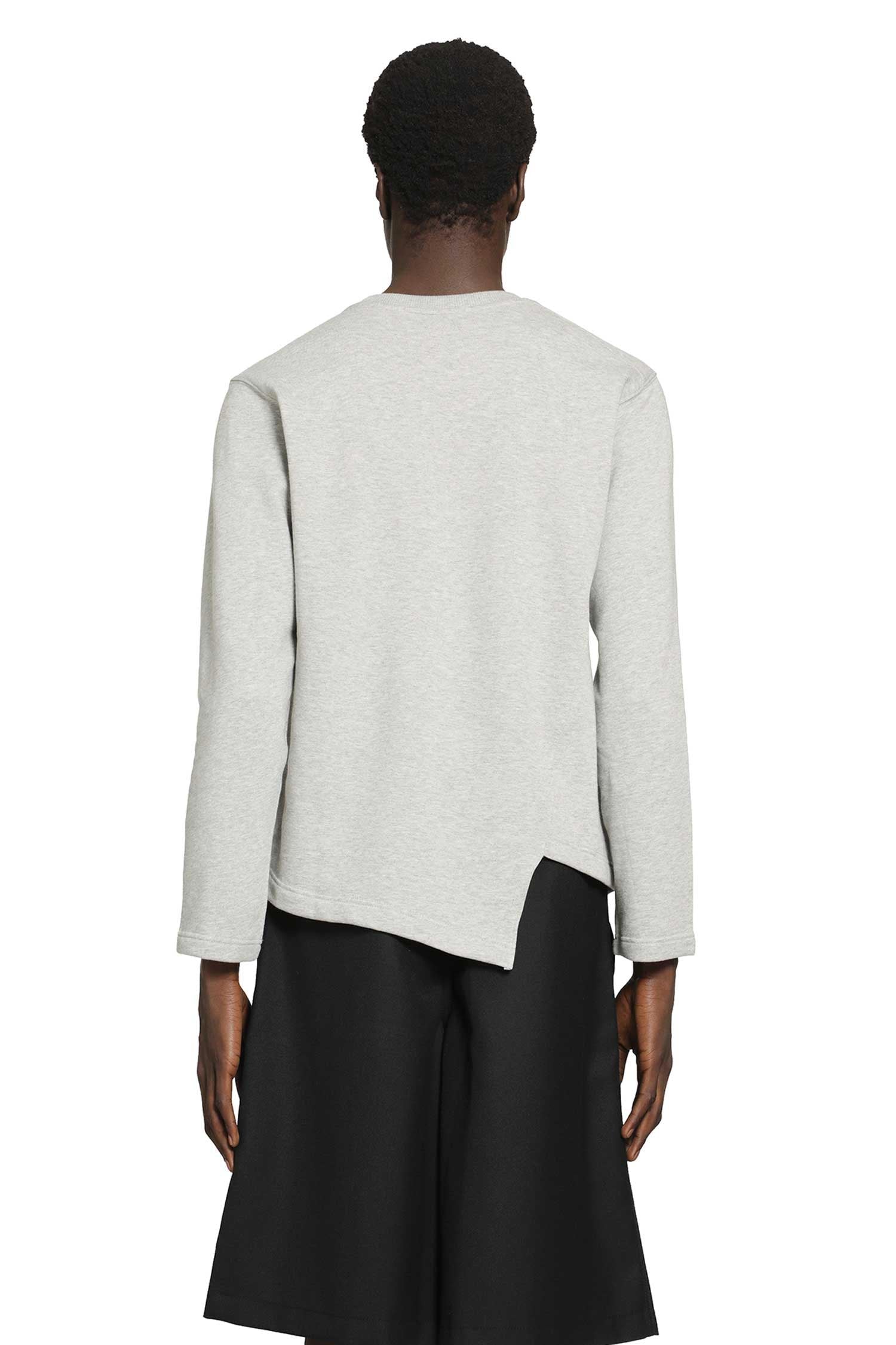 Оригінальна Cut-Out Long Sleeve T-Shirt In Cotton Comme des garcons – збільшений вид