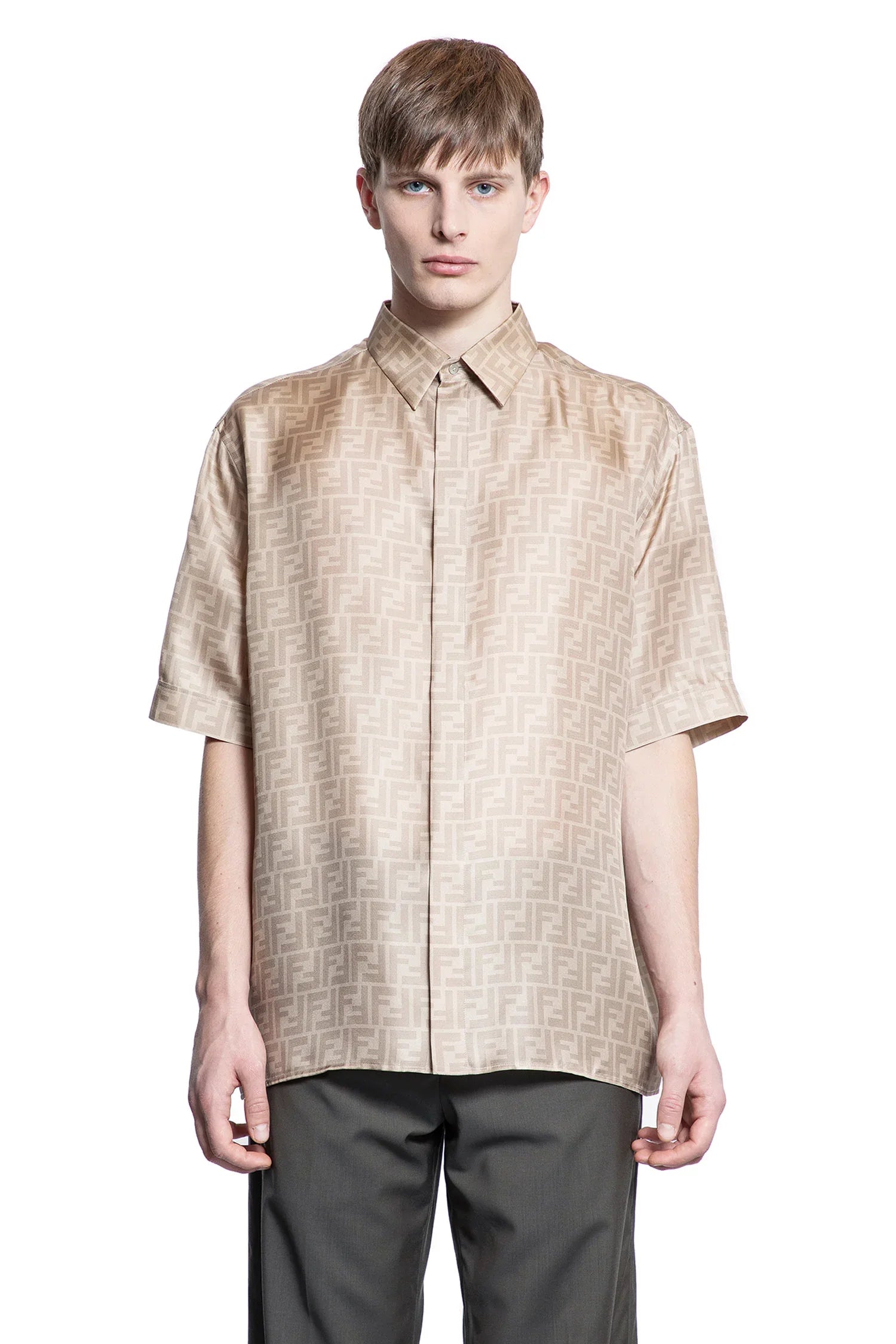 Ff Silk Shirt Fendi – Гарантія оригінальності – вид ззаду