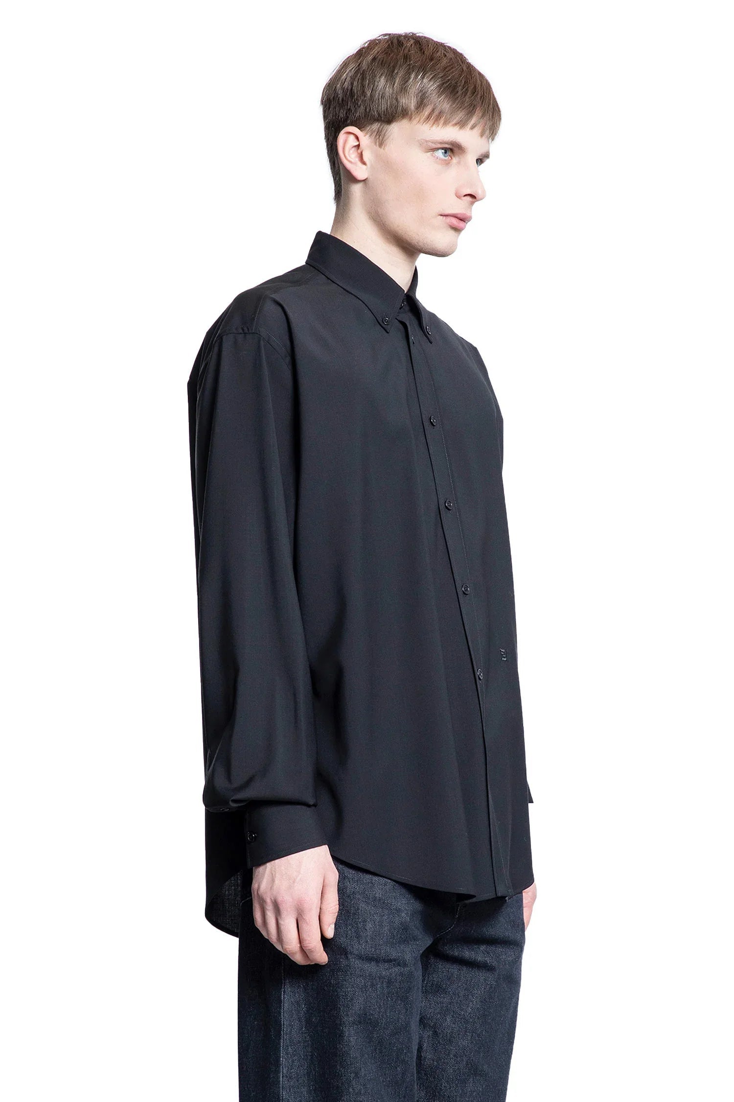 Camicia in Lana Leggera con Bottoni - FENDI