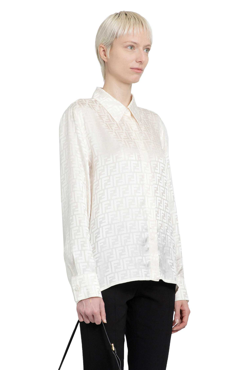Ff Silk Shirt Fendi – Гарантія оригінальності – вид ззаду