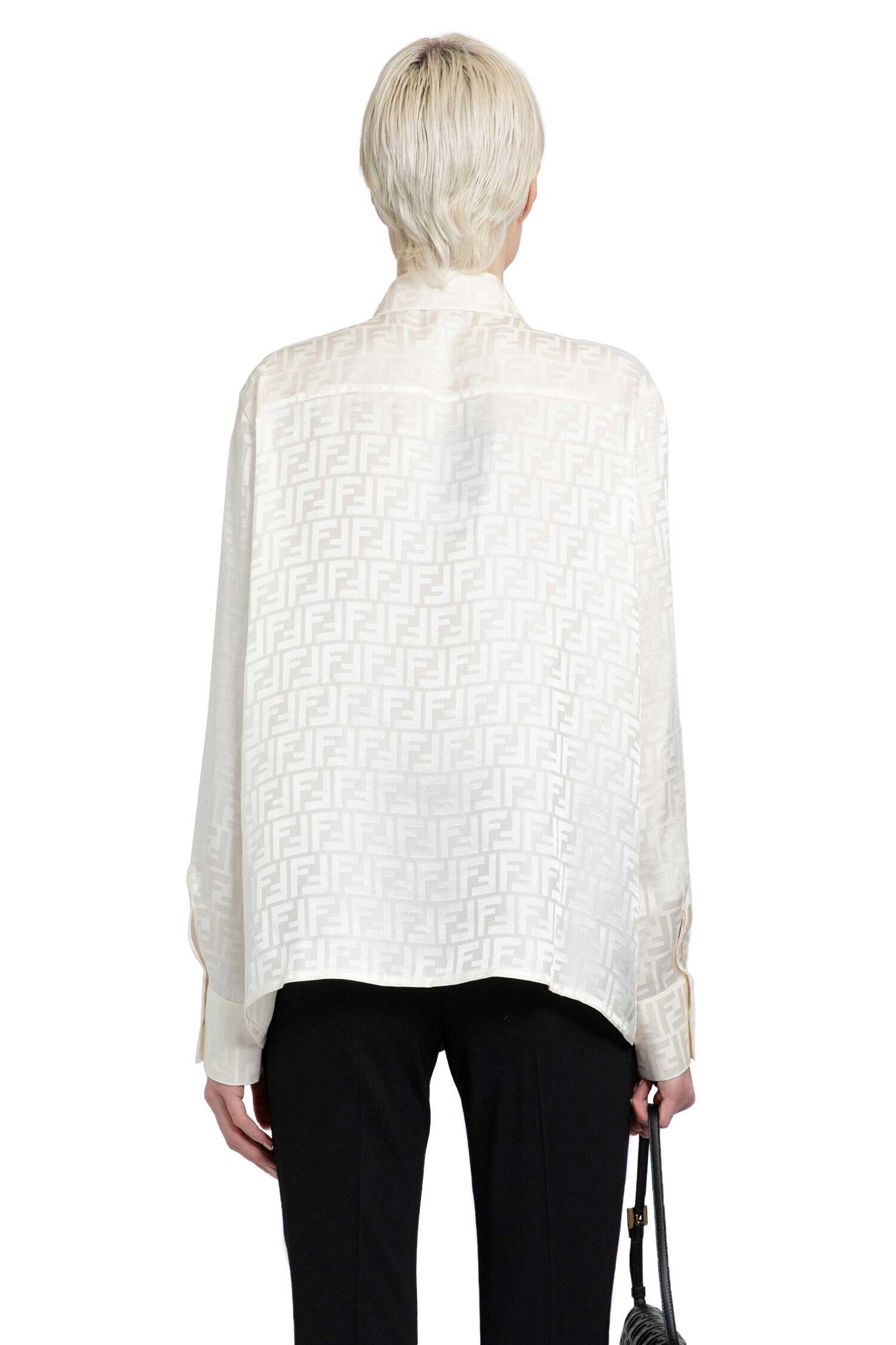 Ff Silk Shirt Fendi – Гарантія оригінальності – детальний вид