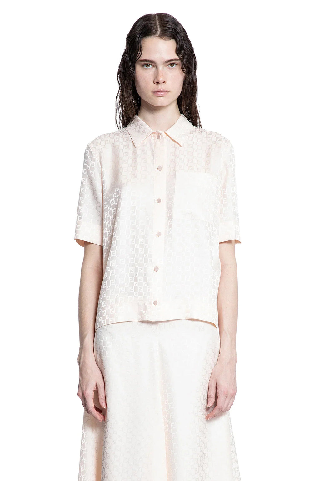 Woman Pink Shirts Fendi – Гарантія оригінальності – вид ззаду
